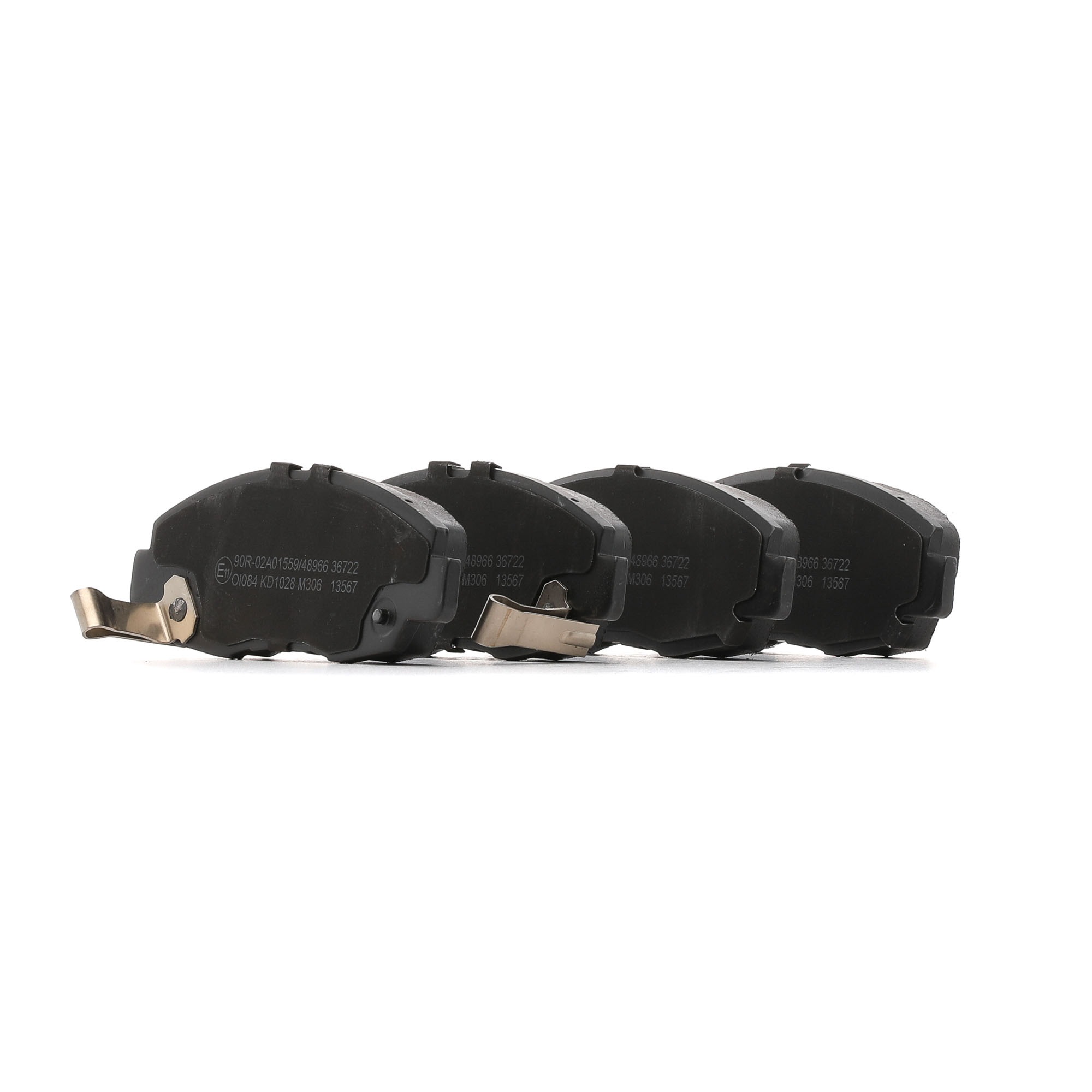 A.B.S. 36722 Brake pad set with acoustic wear warning