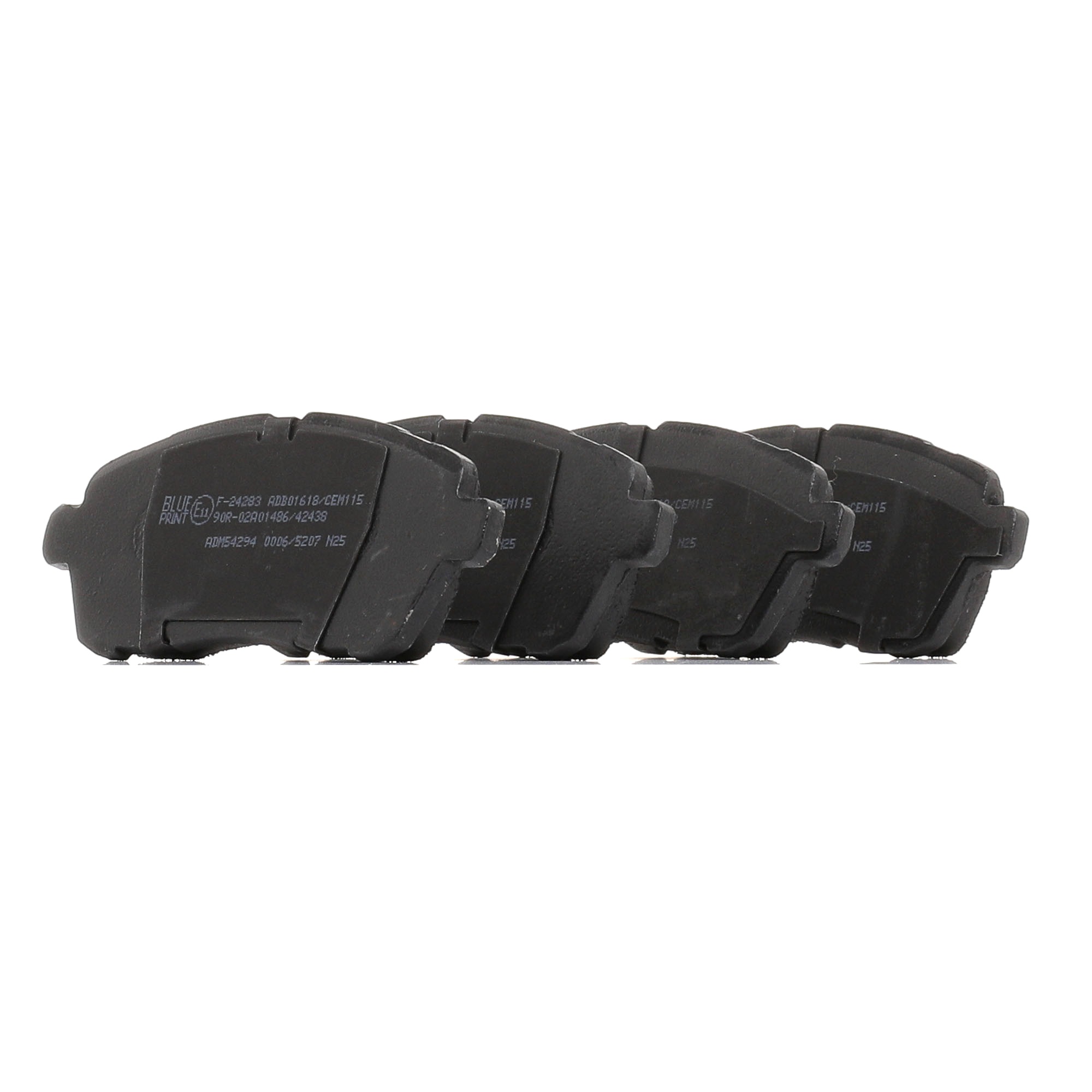 24283 ADM54294 Brake pad set BLUE PRINT 8V51-2K021-BB FIAT