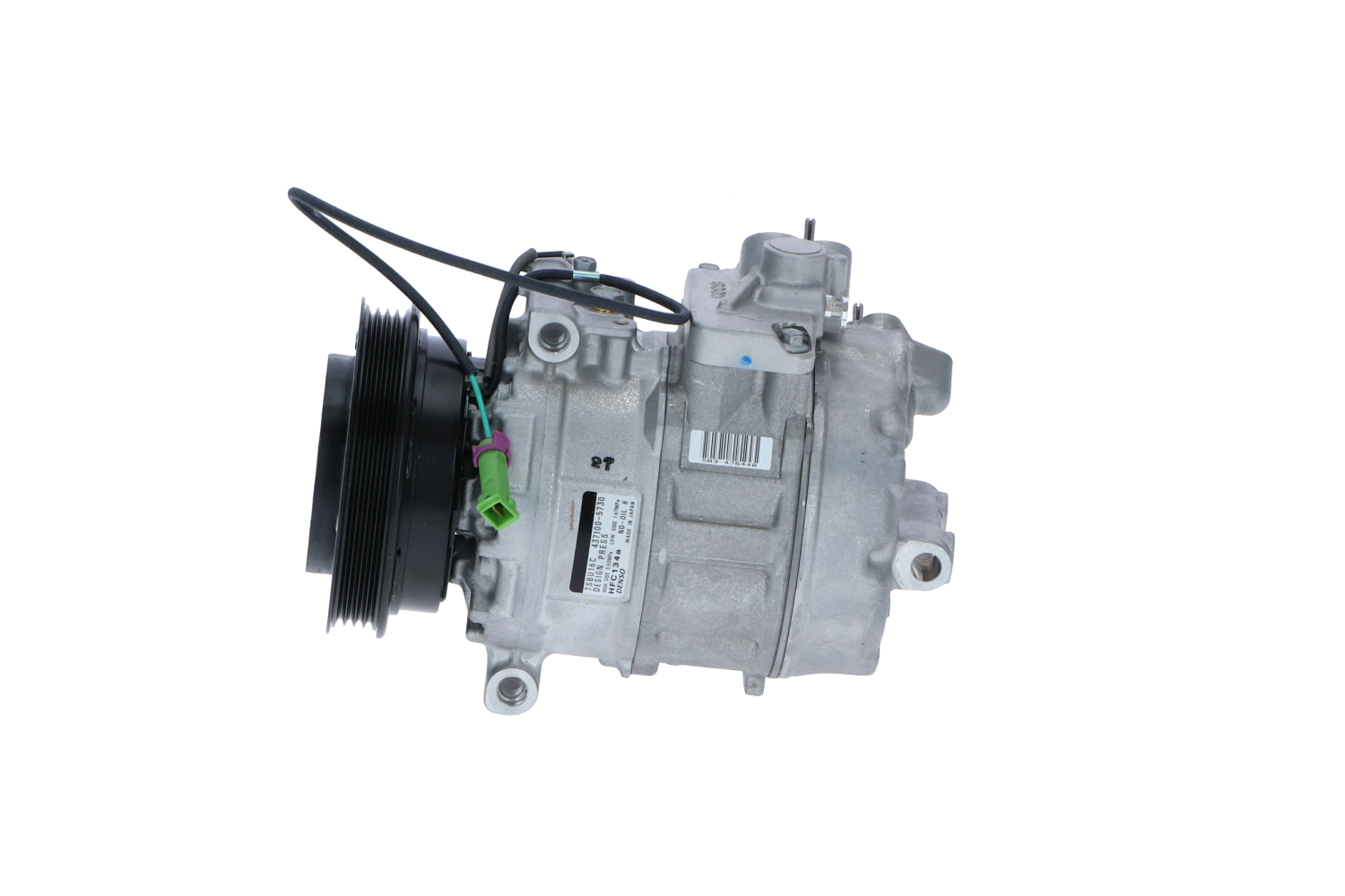 NRF 7SBU16C, 12V, PAG 46, with PAG compressor oil Belt Pulley Ø: 120mm, Number of grooves: 4 AC compressor 32104G buy