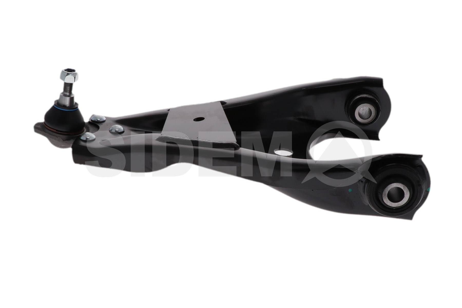 SIDEM 5074 Suspension arm Lower, Front Axle Left, Control Arm, Sheet Steel, Cone Size: 17,2 mm, Push Rod