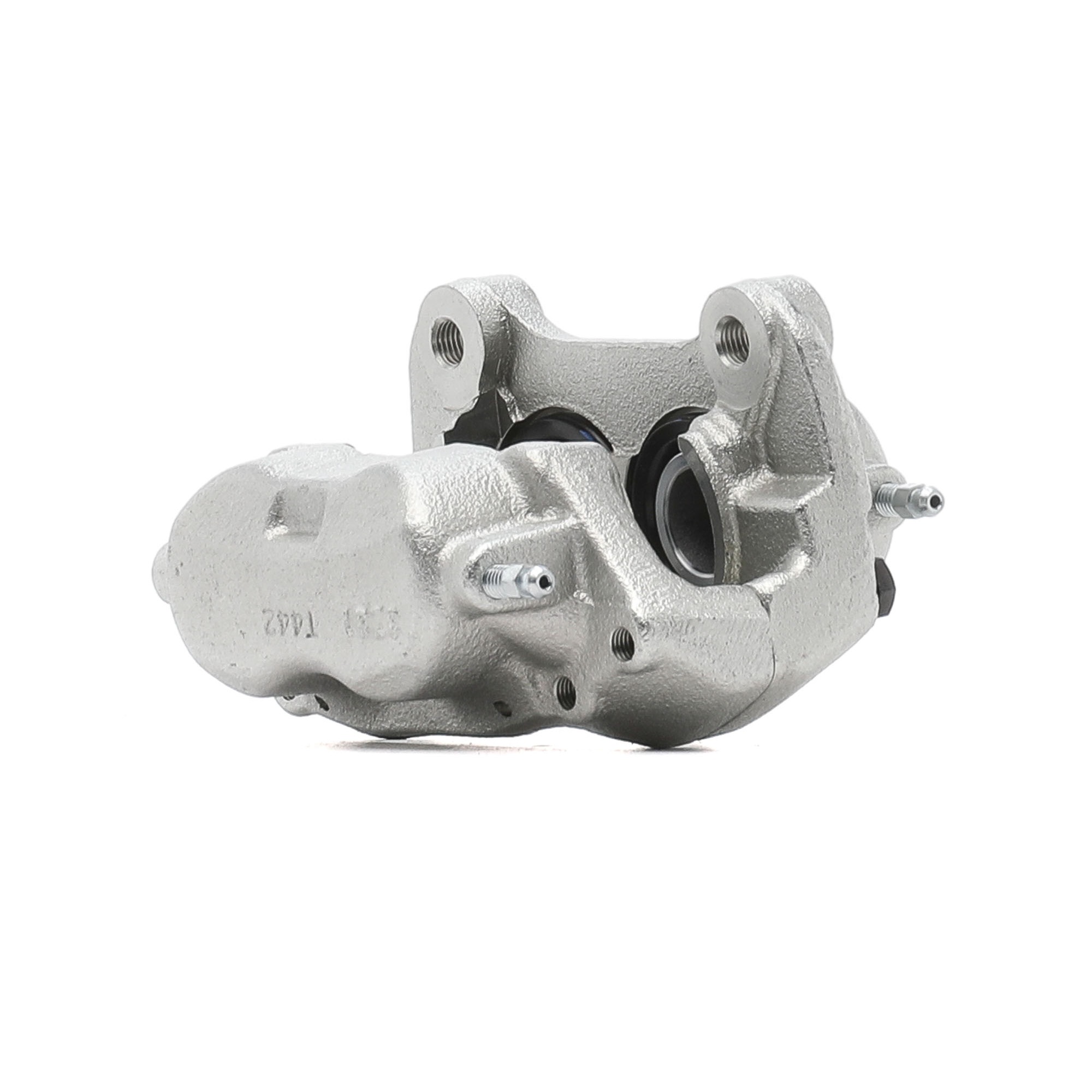 BREMBO Essential F 50 082 Brake caliper behind the axle, Front Axle Left, Grey Cast Iron