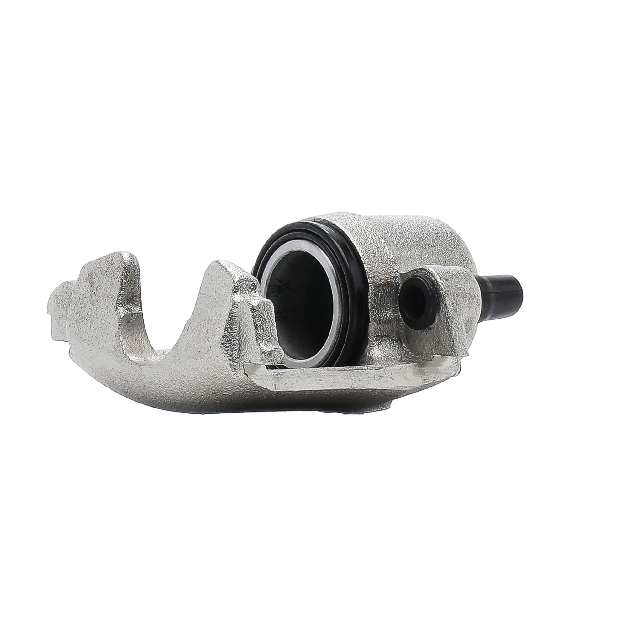 BREMBO Essential F 85 000 Brake caliper in front of axle, Front Axle Left, Grey Cast Iron