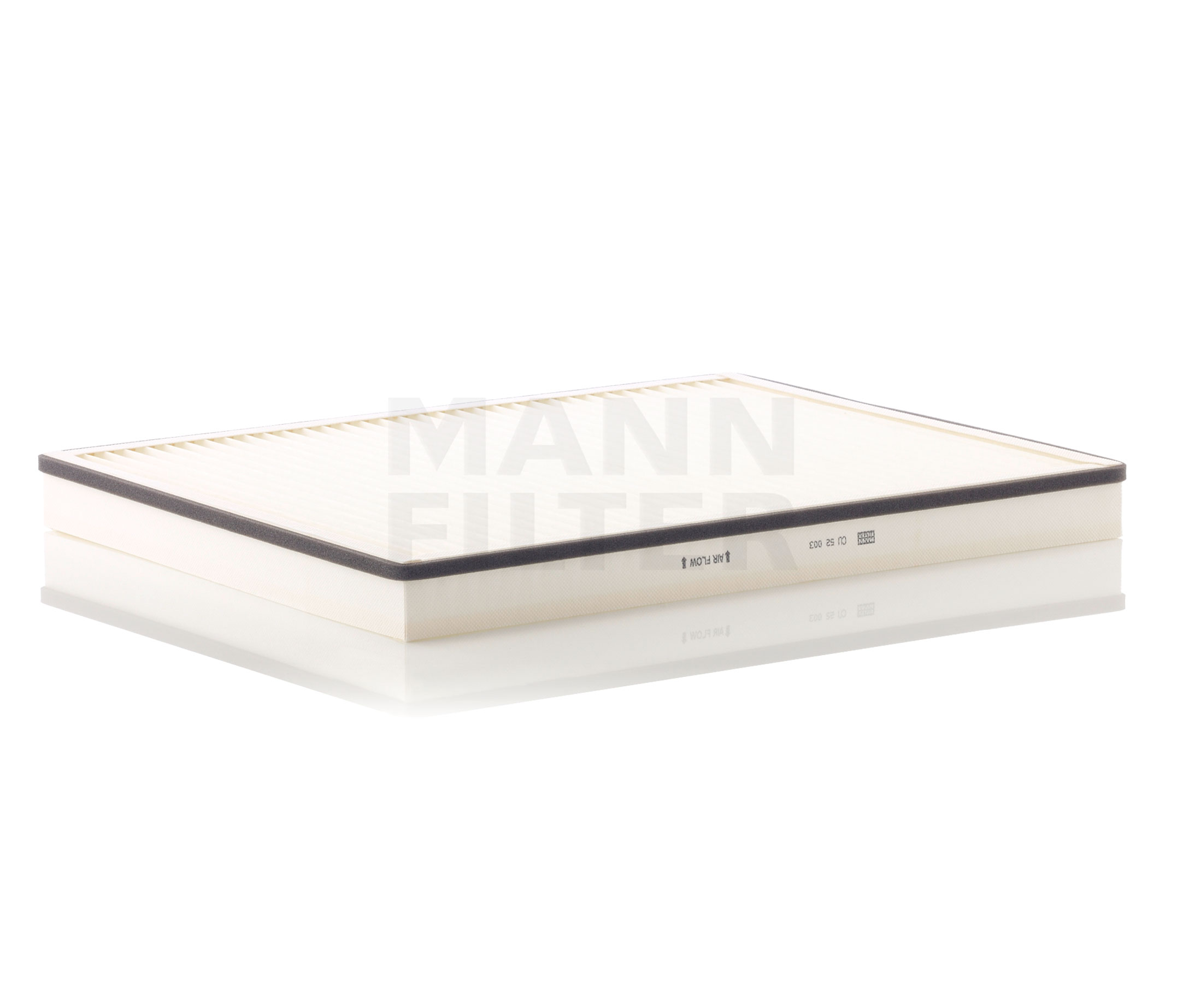 CU 52 003 MANN-FILTER Partikelfilter, 518 mm x 405 mm x 46 mm Breite: 405mm, Höhe: 46mm, Länge: 518mm Innenraumfilter CU 52 003 günstig