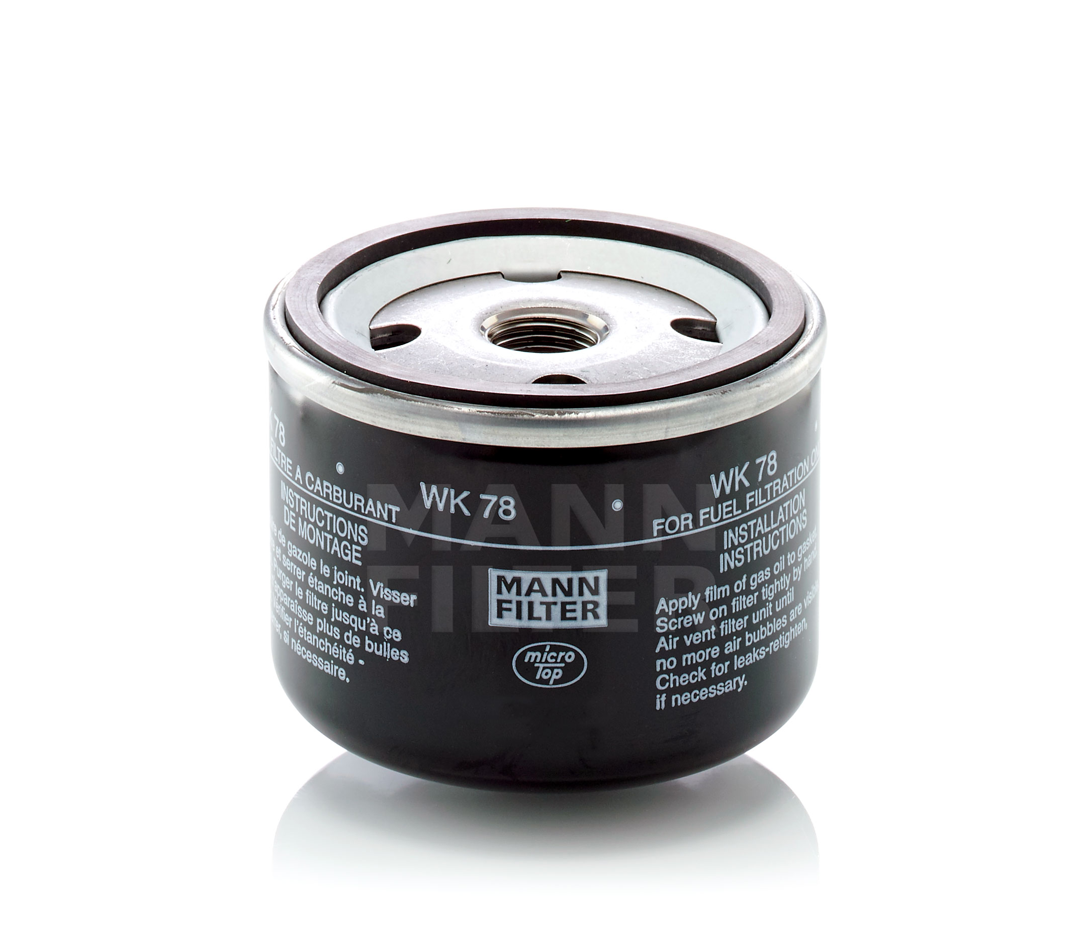 MANN-FILTER Горивен филтър WK 78 за FUSO (MITSUBISHI): купете онлайн