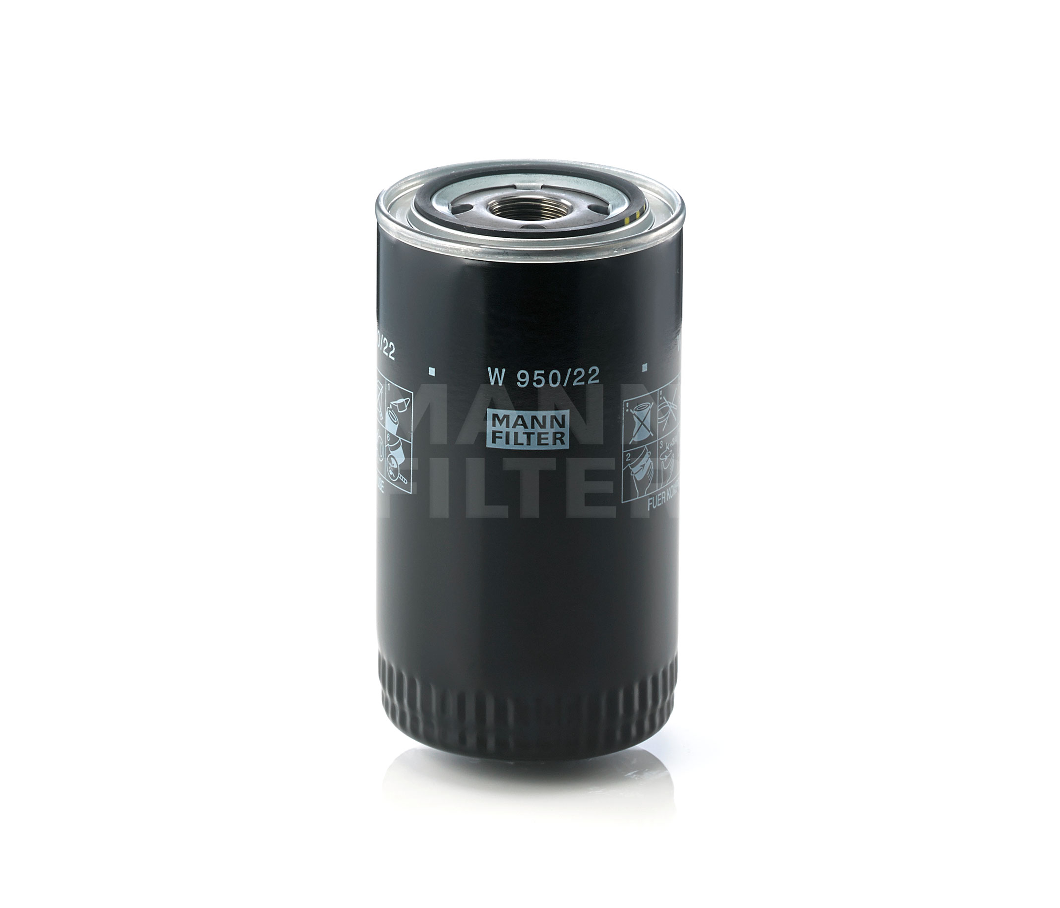 MANN-FILTER Alyvos filtras W 950/22 skirti DAF: pirkti internetu