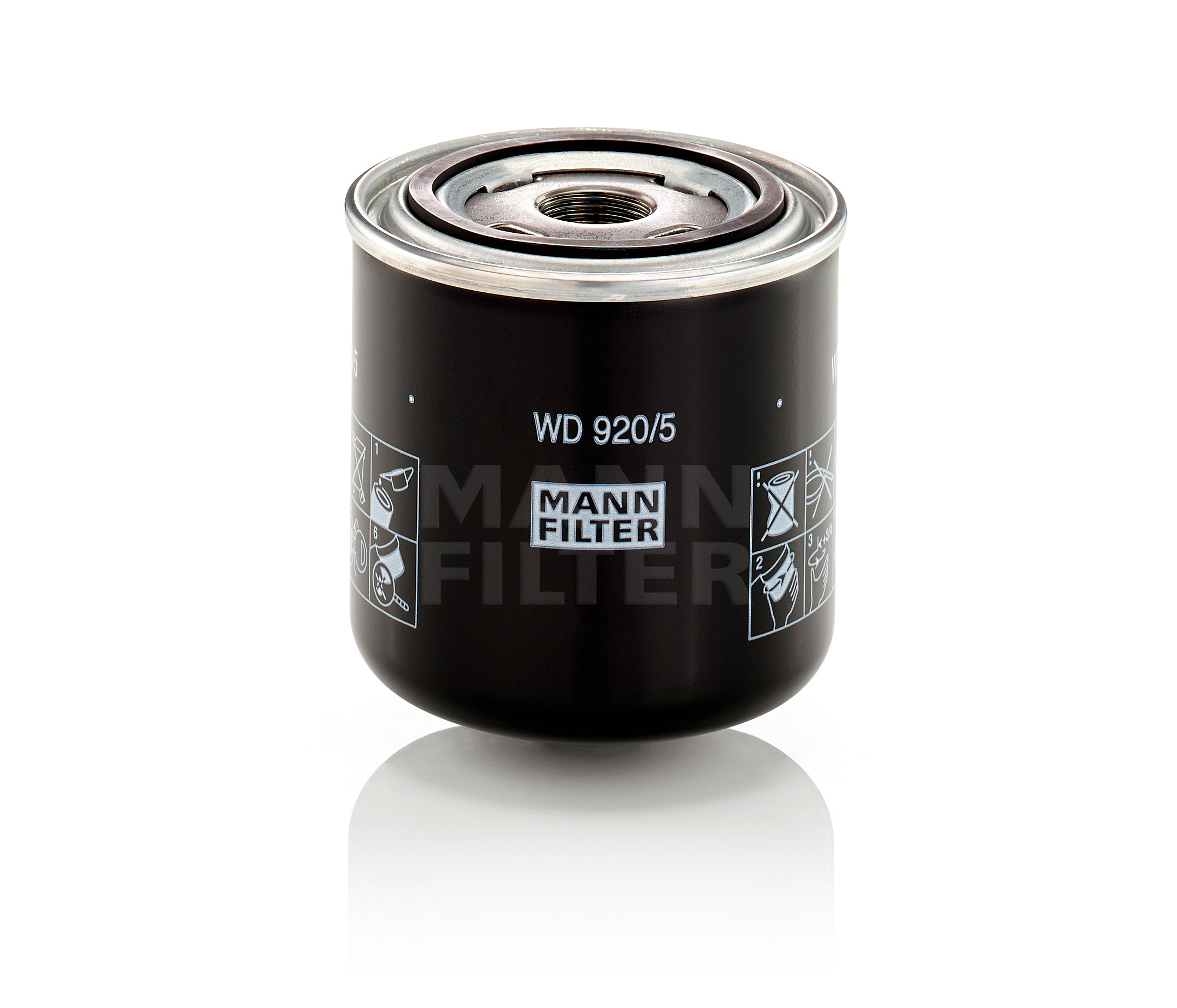 MANN-FILTER 93 mm Filter, operating hydraulics WD 920/5 buy