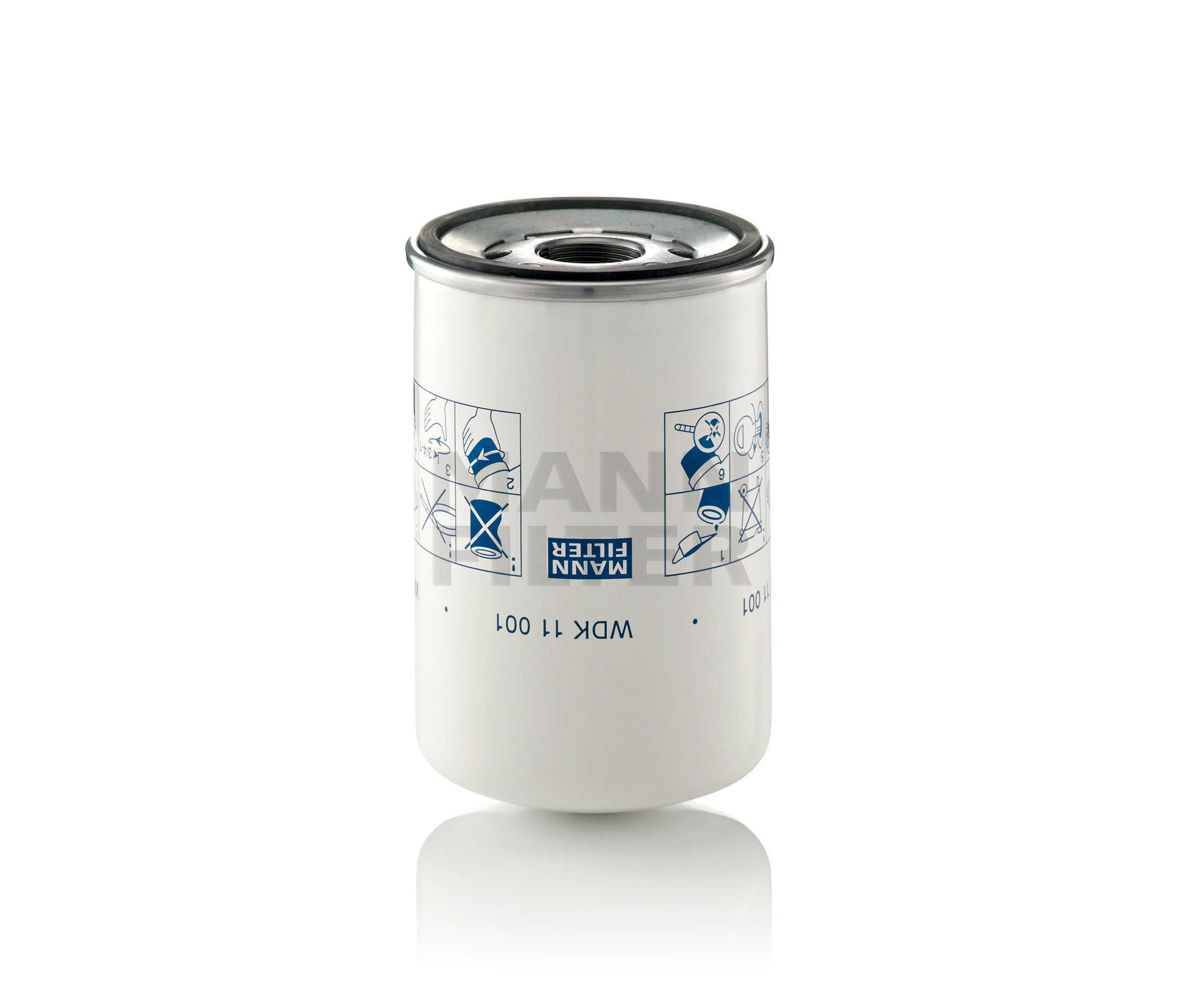 MANN-FILTER Spin-on Filter, for high pressure levels Height: 171mm Inline fuel filter WDK 11 001 buy