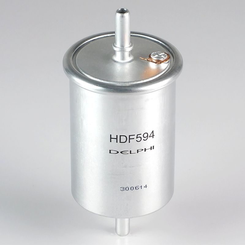 DELPHI with quick coupling Height: 137mm Inline fuel filter HDF594 buy