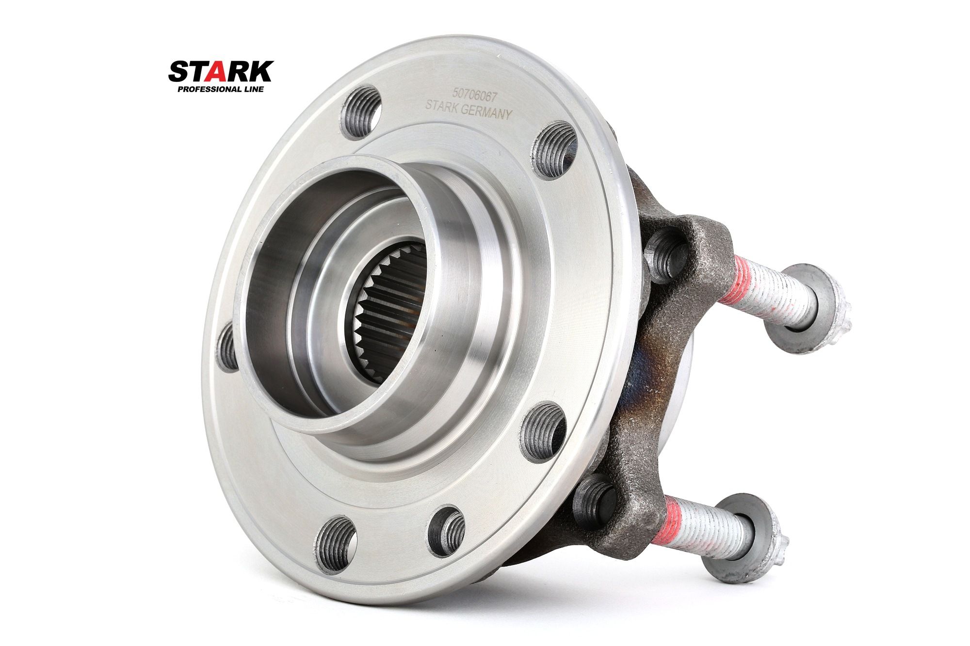 STARK SKWB-0180299 Wheel bearing kit Front axle both sides, with integrated ABS sensor, with bolts/screws