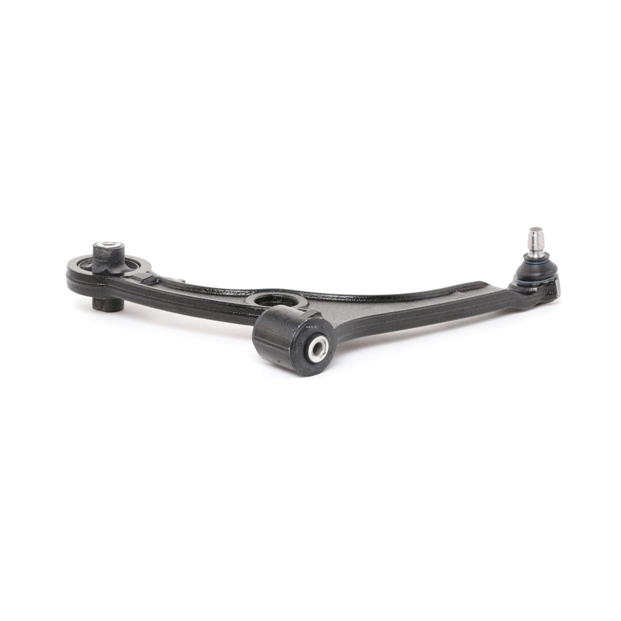 A.B.S. 211156 Suspension arm with ball joint, with rubber mount, Control Arm, Cast Steel, Cone Size: 17 mm