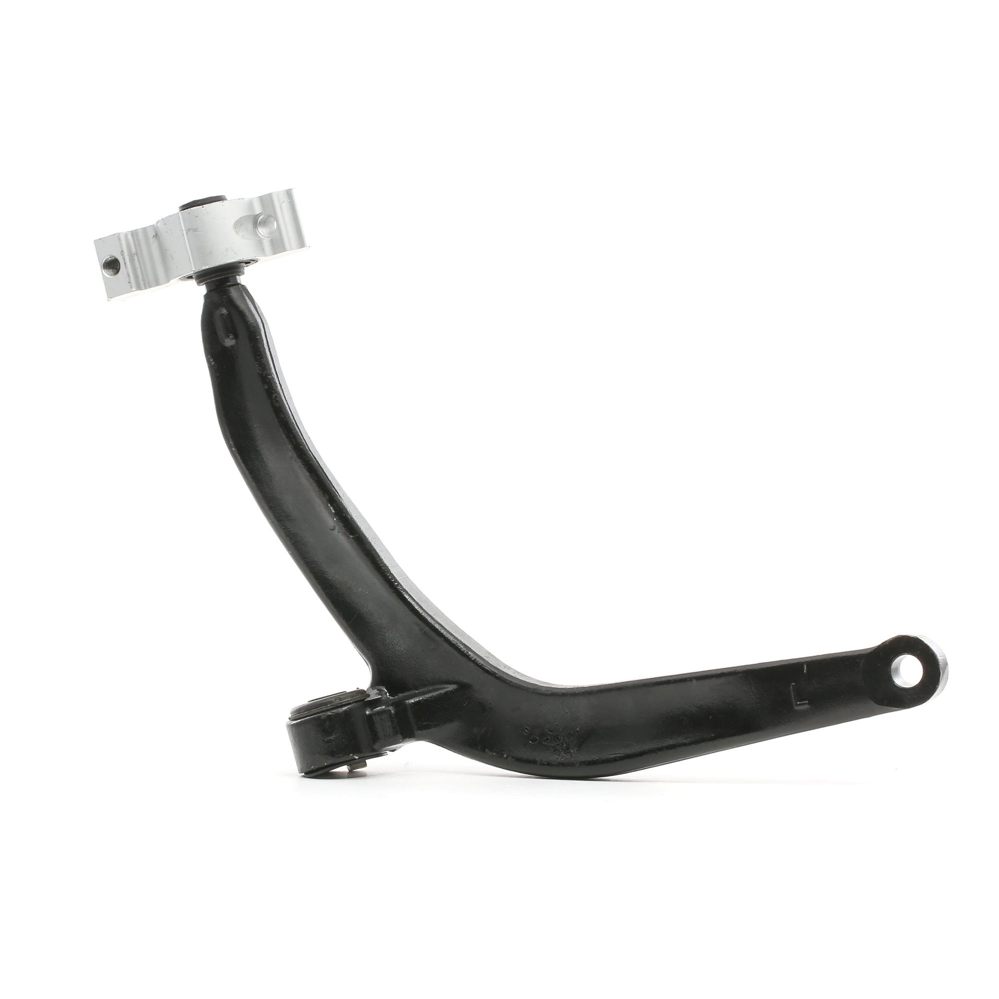A.B.S. 210445 Suspension arm with rubber mount, without ball joint, Control Arm, Cast Steel, Cone Size: 15,2 mm