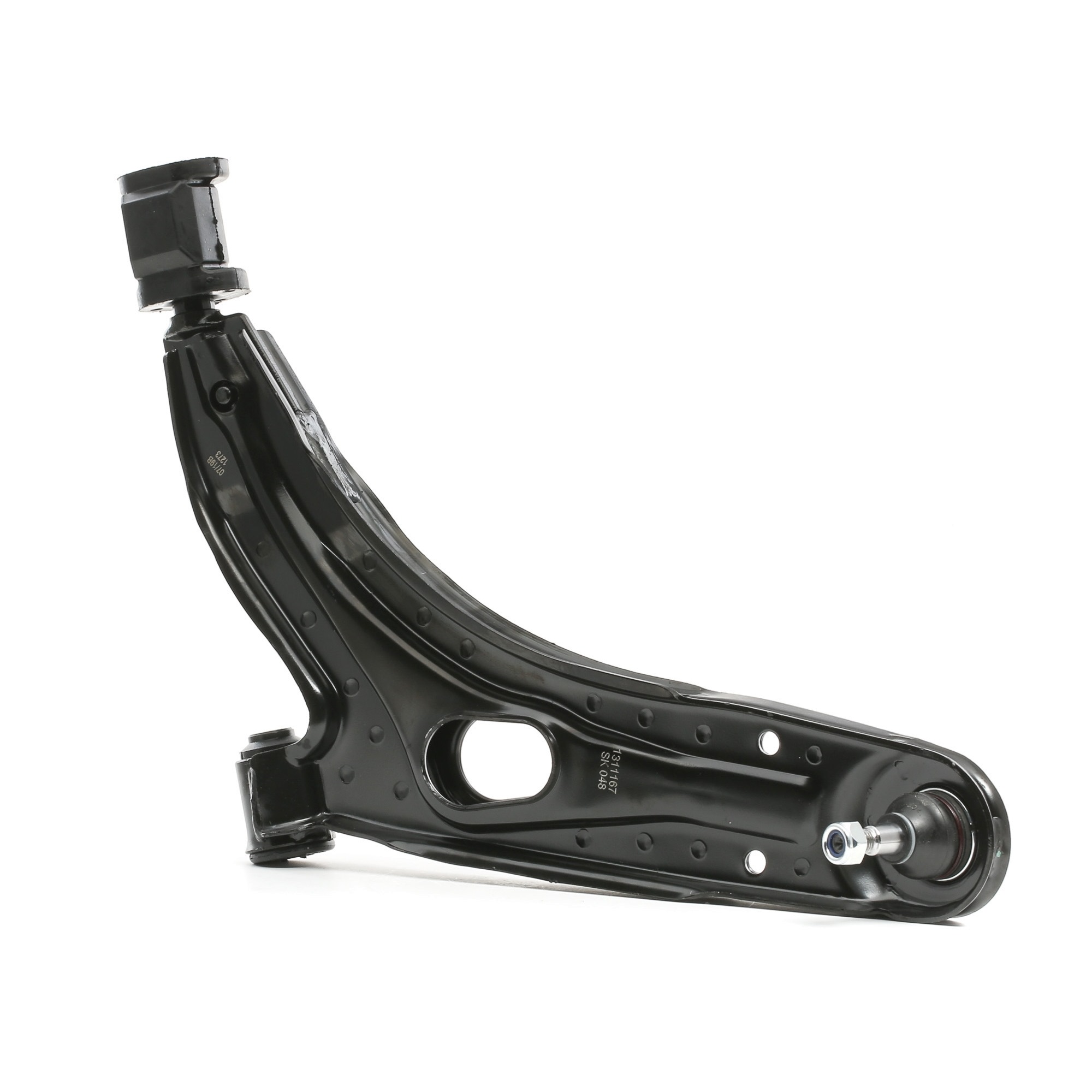 A.B.S. 210140 Suspension arm with ball joint, with rubber mount, Control Arm, Steel, Cone Size: 12,2 mm