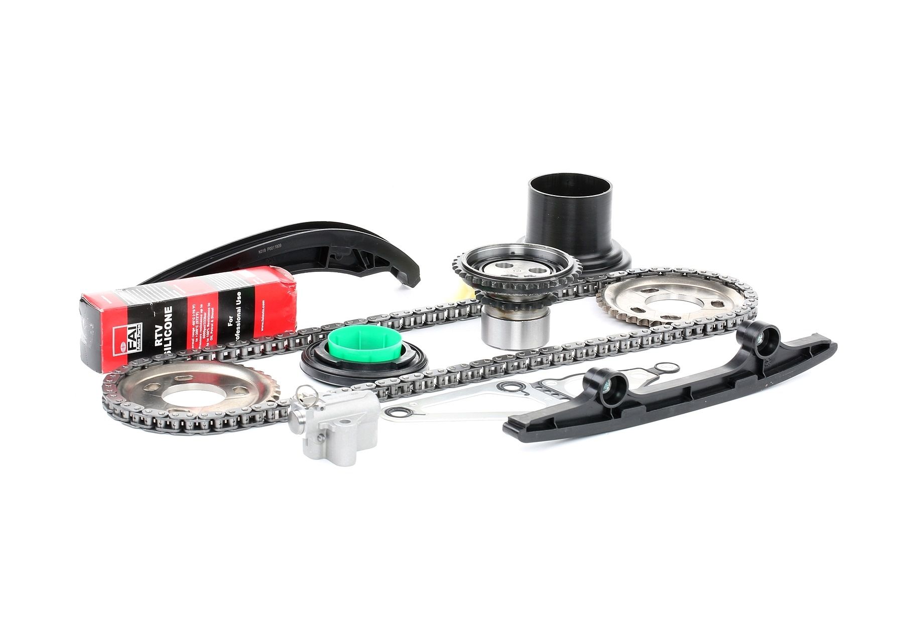 Peugeot BOXER Belts, chains, rollers parts - Timing chain kit FAI AutoParts TCK130