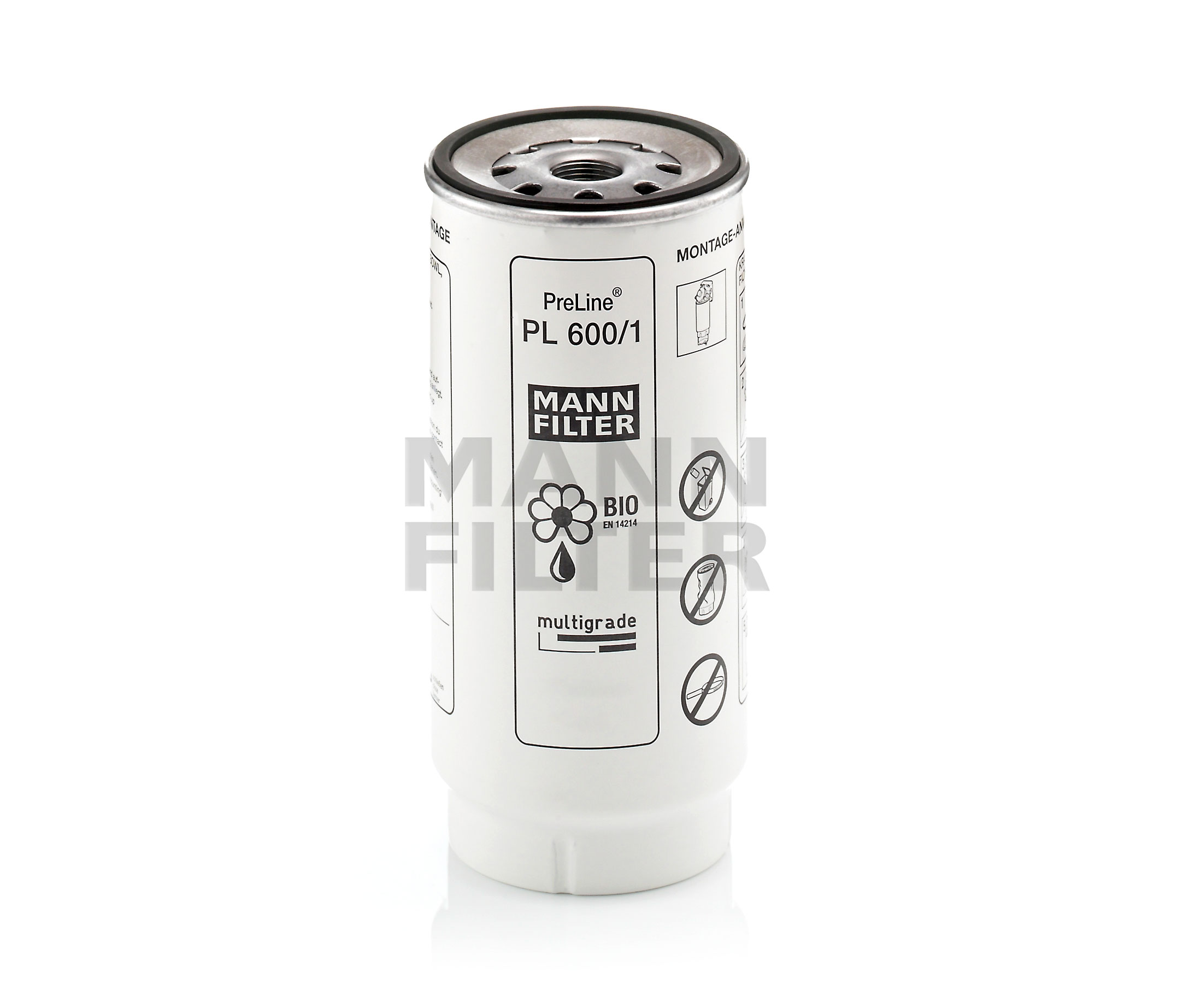 MANN-FILTER Spin-on Filter Height: 231mm Inline fuel filter PL 600/1 buy