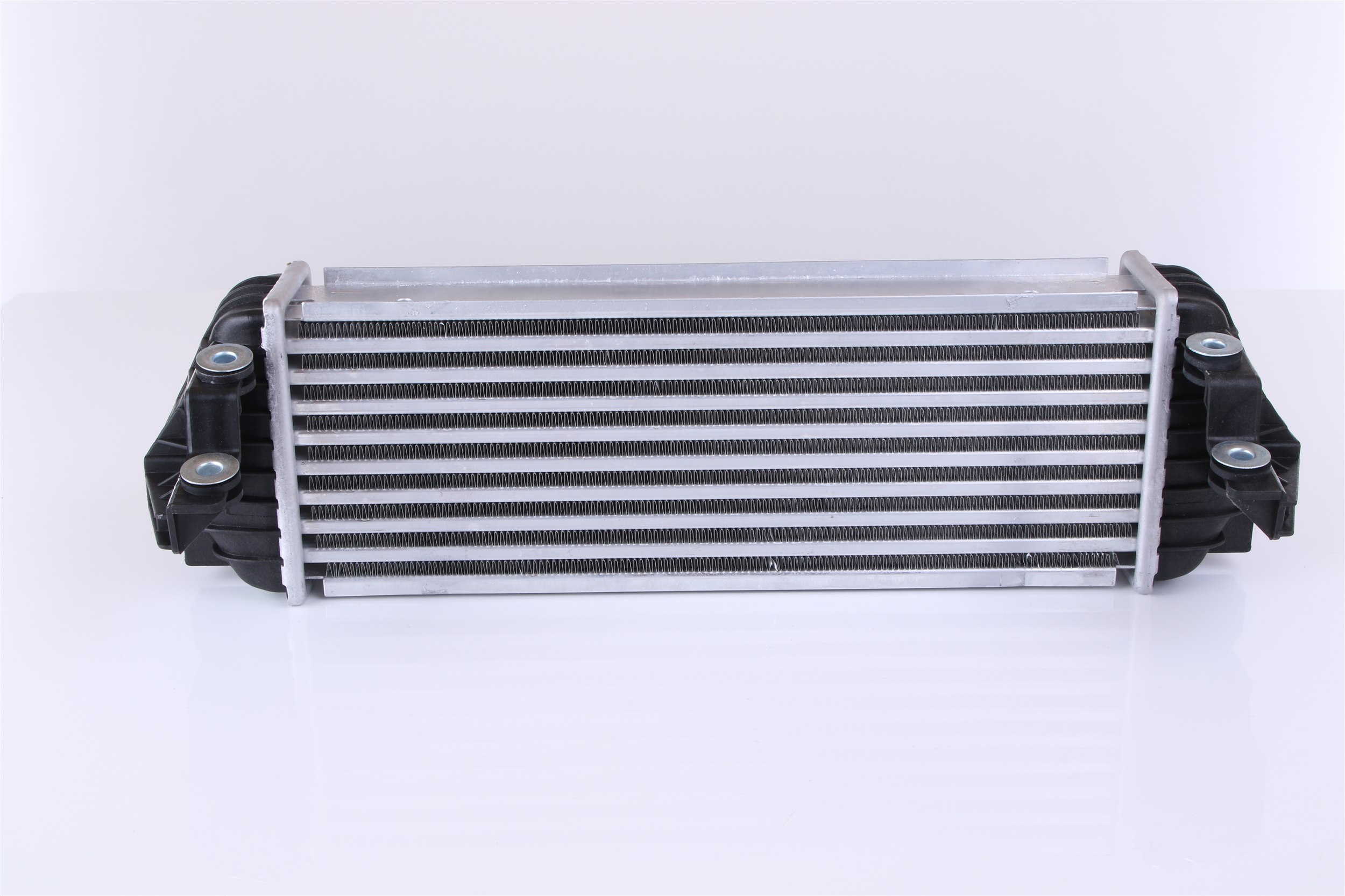 NISSENS 96435 Intercooler Zonder snelkoppeling, Aansluiting links, recht, Aansluiting rechts, recht