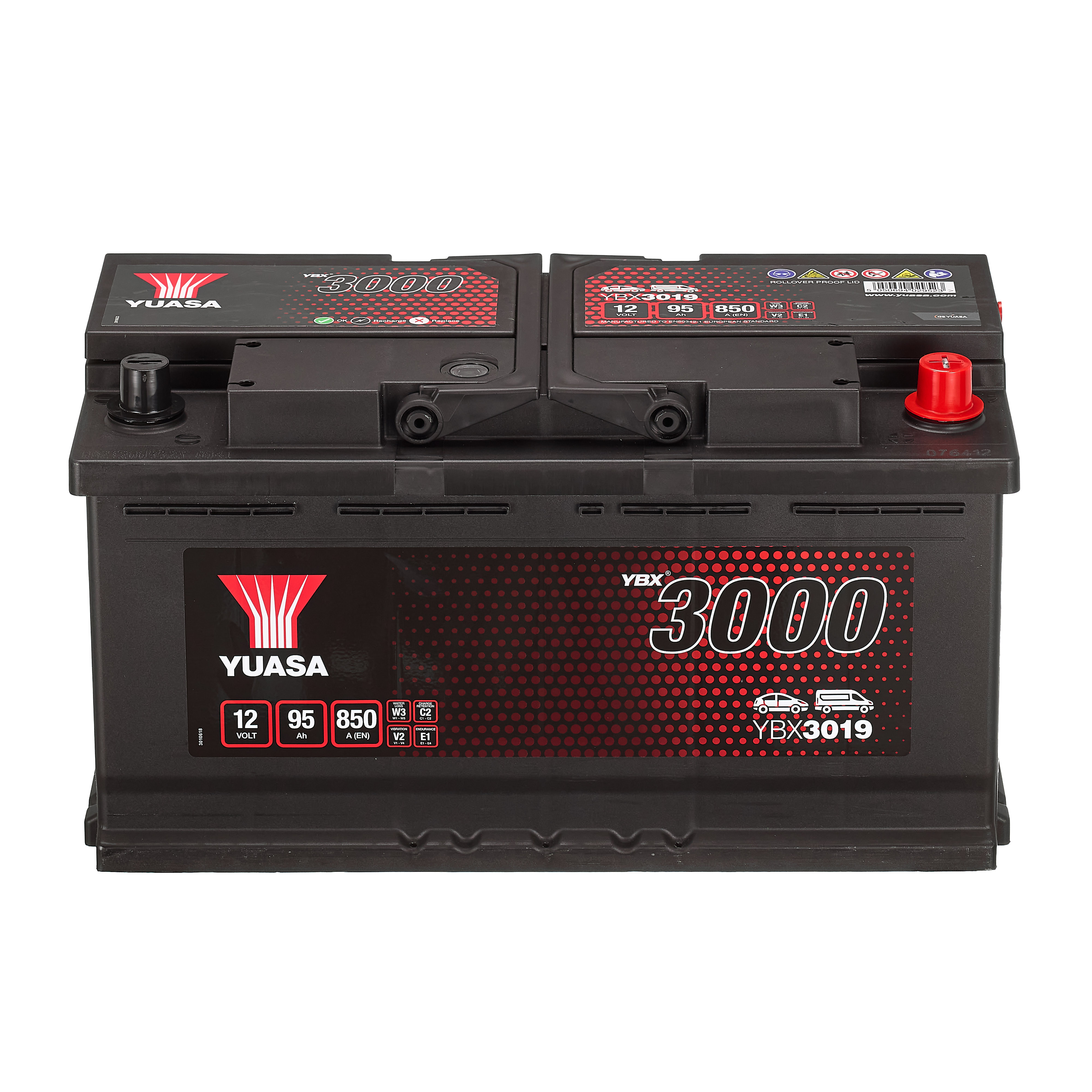 YUASA YBX3000 YBX3019 Accu
