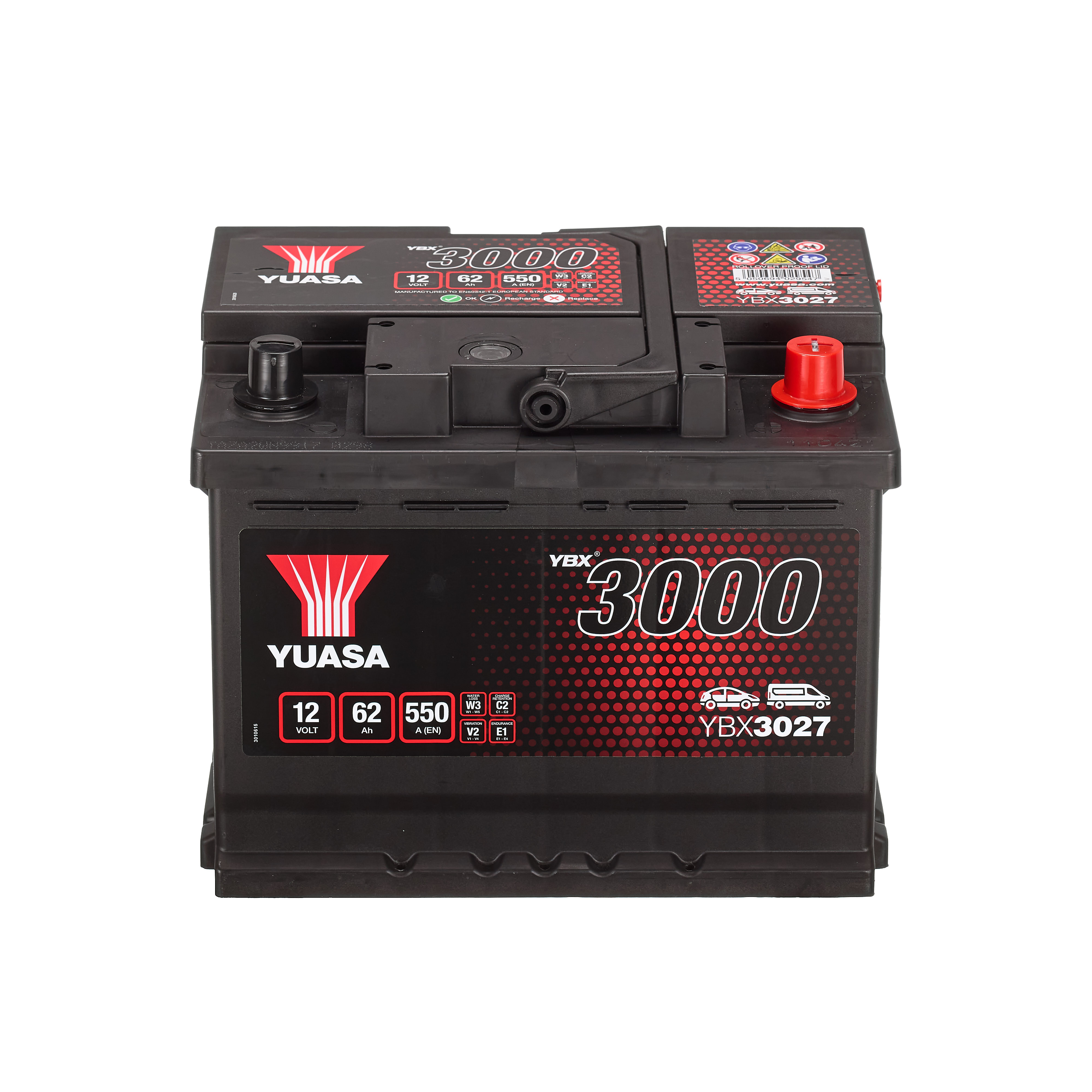 YUASA YBX3000 YBX3027 Battery