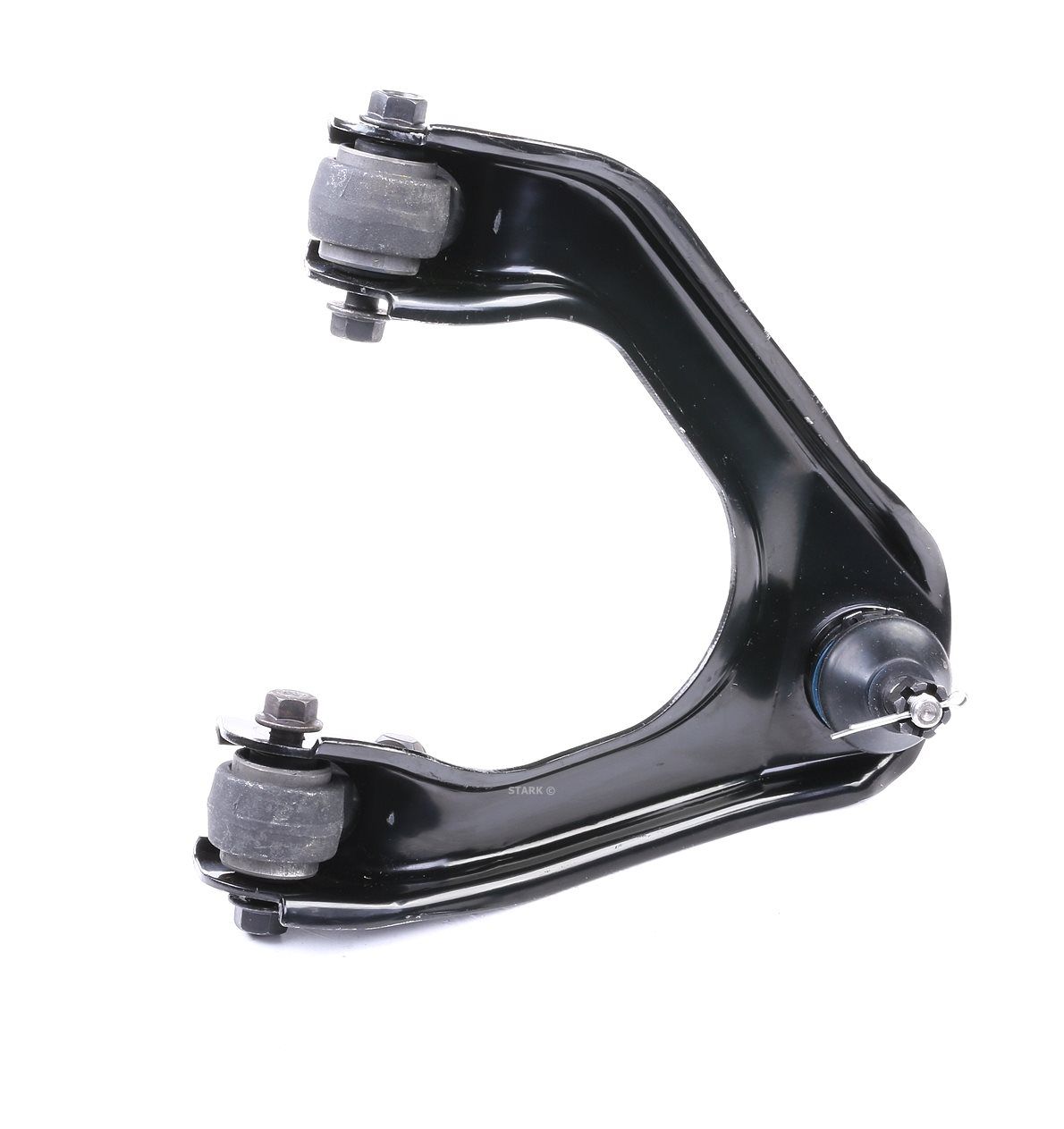 STARK SKCA-0050191 Suspension arm with ball joint, with rubber mount, Upper, Front Axle Left, Control Arm, Sheet Steel, Cone Size: 12,8 mm