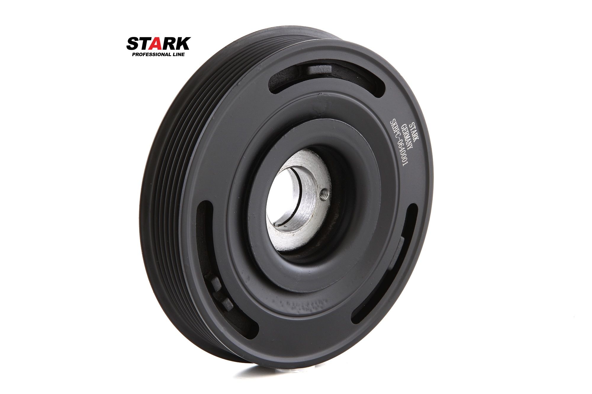 STARK SKBPC-0640001 Crankshaft pulley Ø: 162,0mm, Number of ribs: 5,