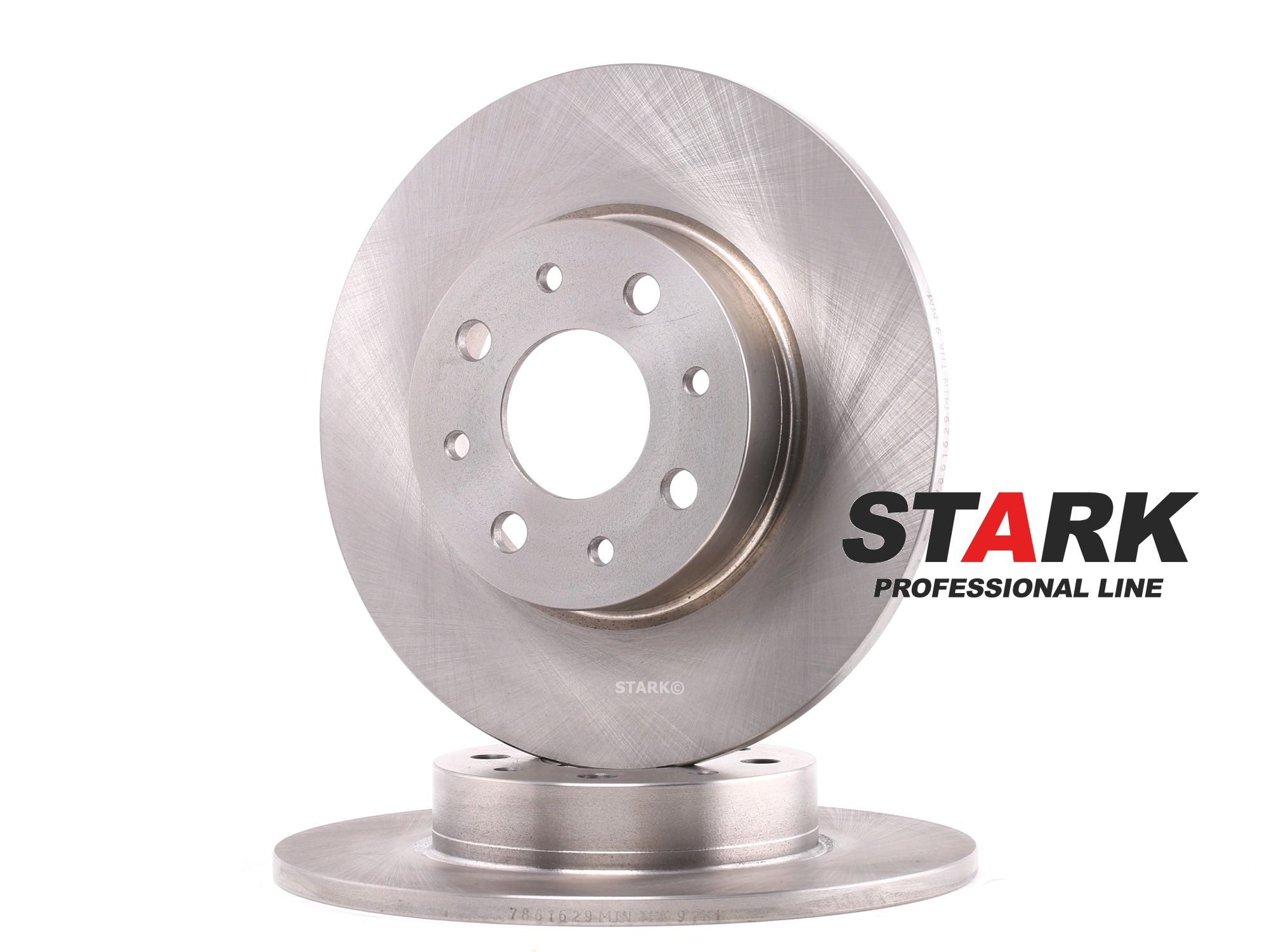 STARK Rear Axle, 251, 251,0x10mm, 4/8, 4, solid Ø: 251, 251,0mm, Rim: 4-Hole, Brake Disc Thickness: 10mm Brake rotor SKBD-0022174 buy