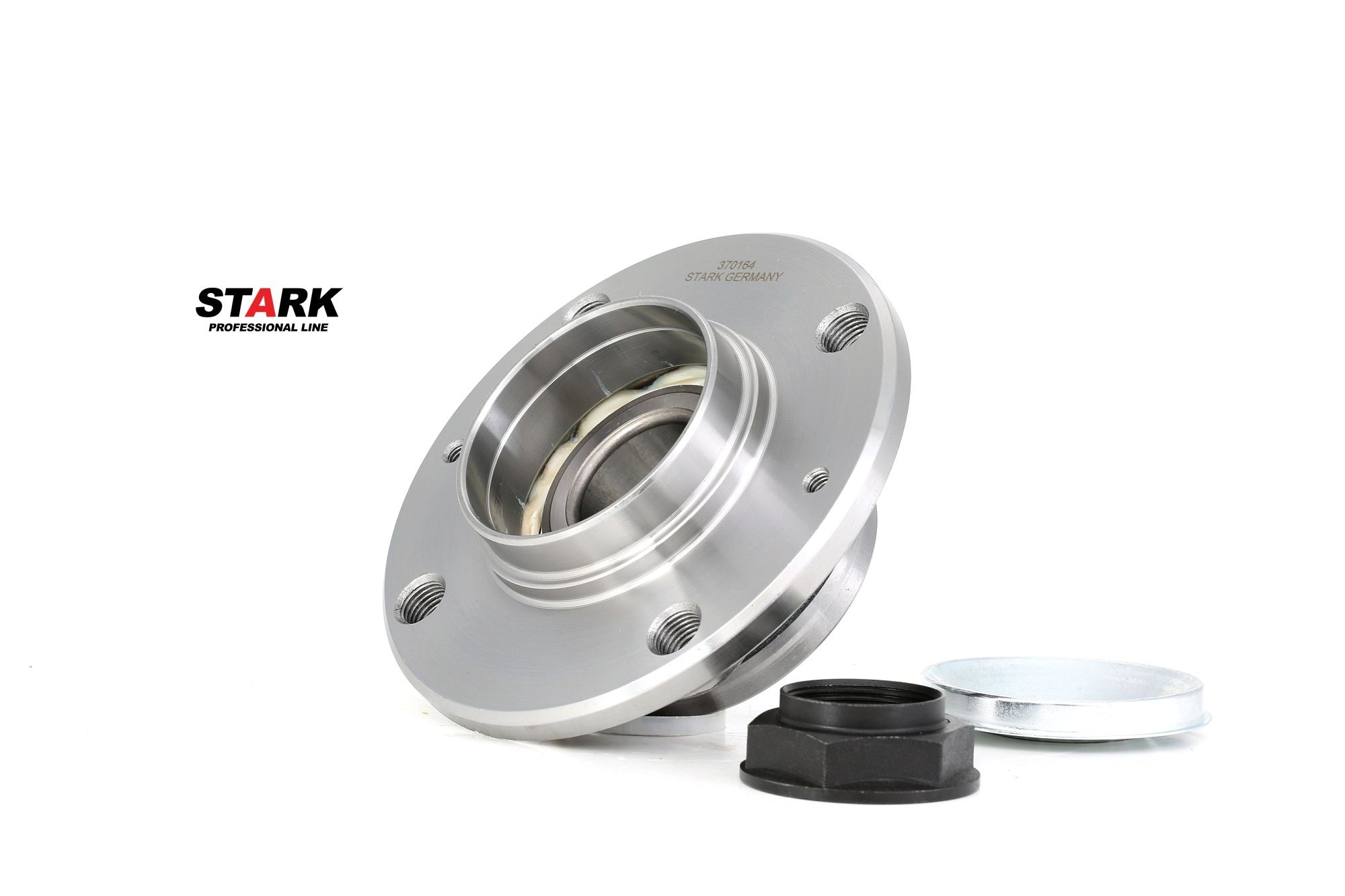 STARK SKWB-0180310 Wheel bearing kit Rear Axle both sides, with integrated wheel bearing, 129,1 mm