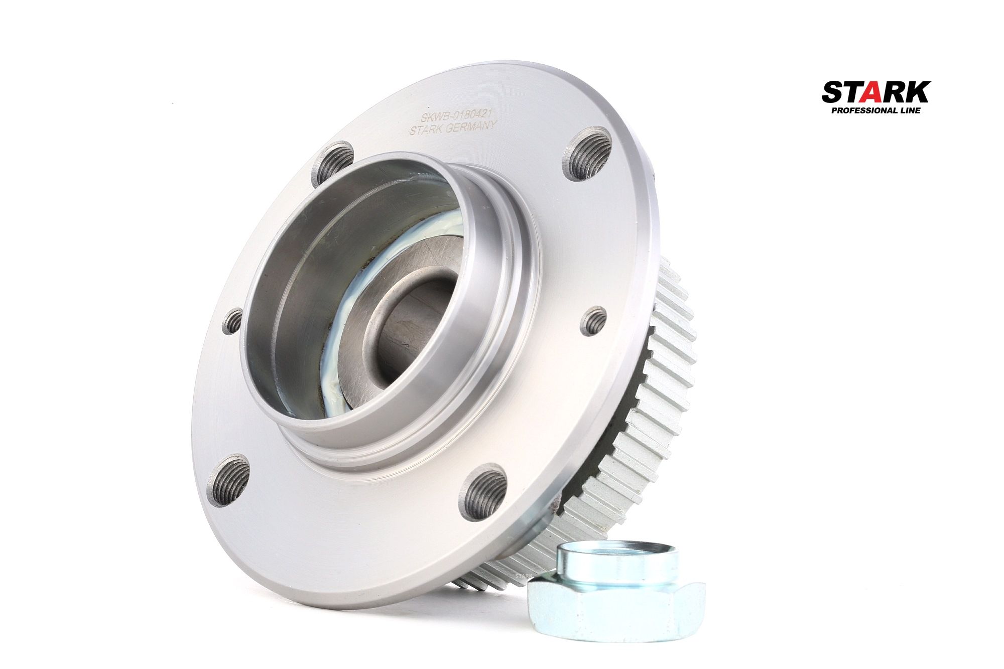 STARK SKWB-0180421 Wheel bearing kit Rear Axle both sides, Wheel Bearing integrated into wheel hub