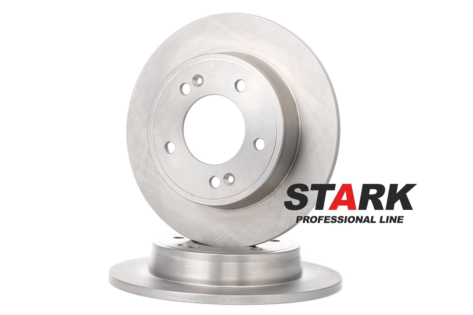 STARK SKBD-0022450 Brake disc Rear Axle, 262,0x10mm, 05/07x114,3, solid, Uncoated