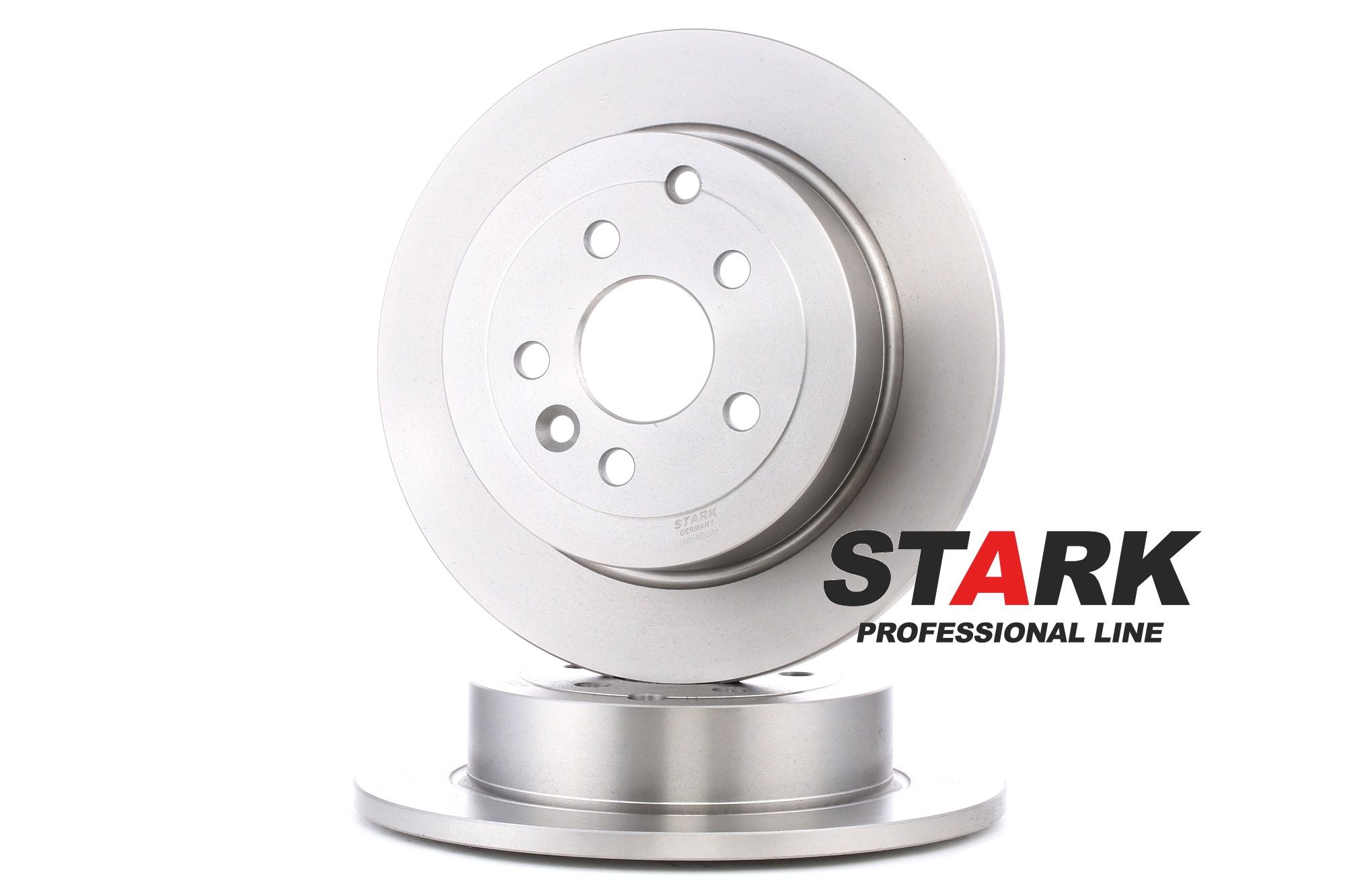 STARK Rear Axle, 302,0x12mm, 5x108, solid, Uncoated Ø: 302,0mm, Num. of holes: 5, Brake Disc Thickness: 12mm Brake rotor SKBD-0022449 buy