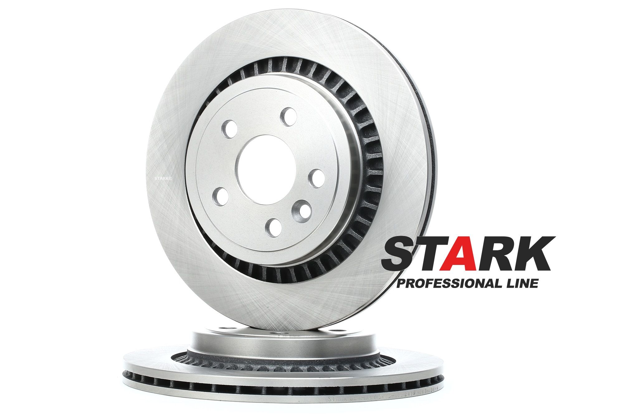 STARK SKBD-0022419 Brake disc Rear Axle, 302,0x22mm, 5/6x108, internally vented, Uncoated