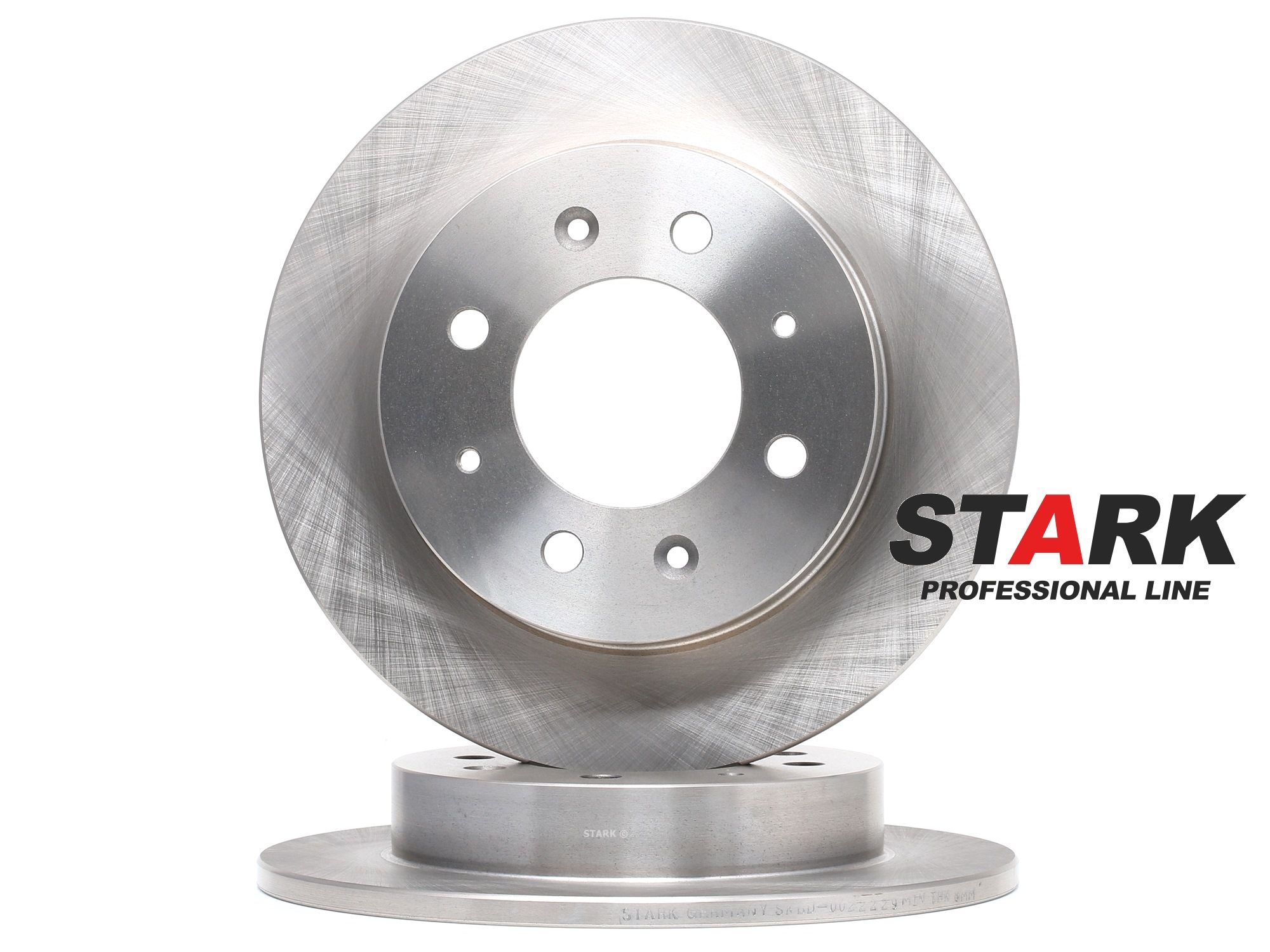 STARK SKBD-0022229 Brake disc Rear Axle, 258,0x10mm, 04/08x114,3, solid, Uncoated