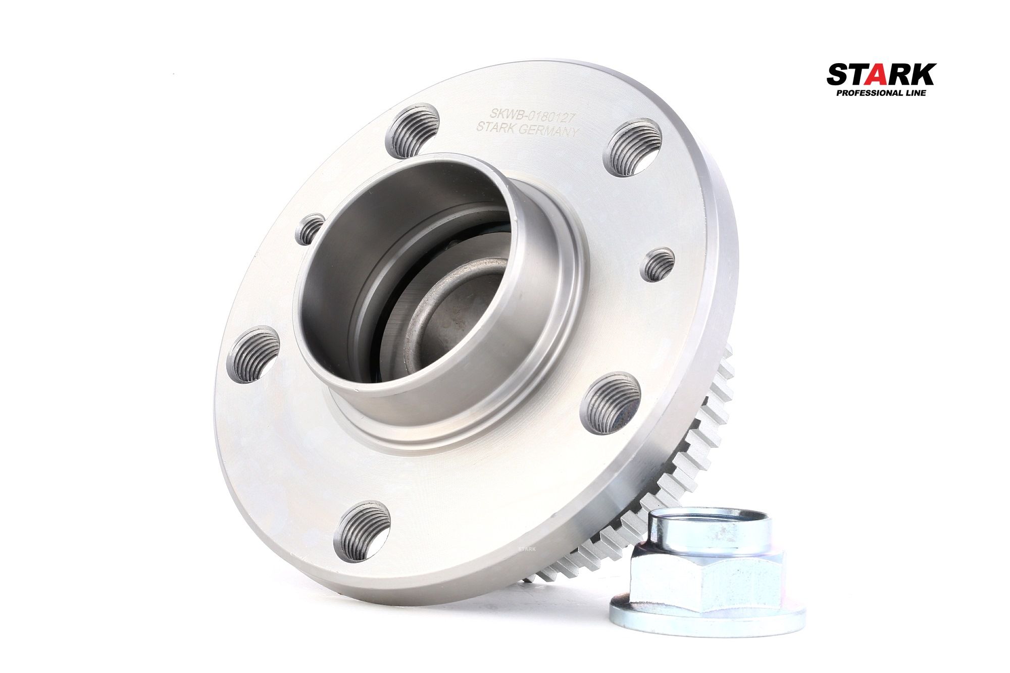STARK SKWB-0180127 Wheel bearing kit Rear Axle both sides, with ABS sensor ring