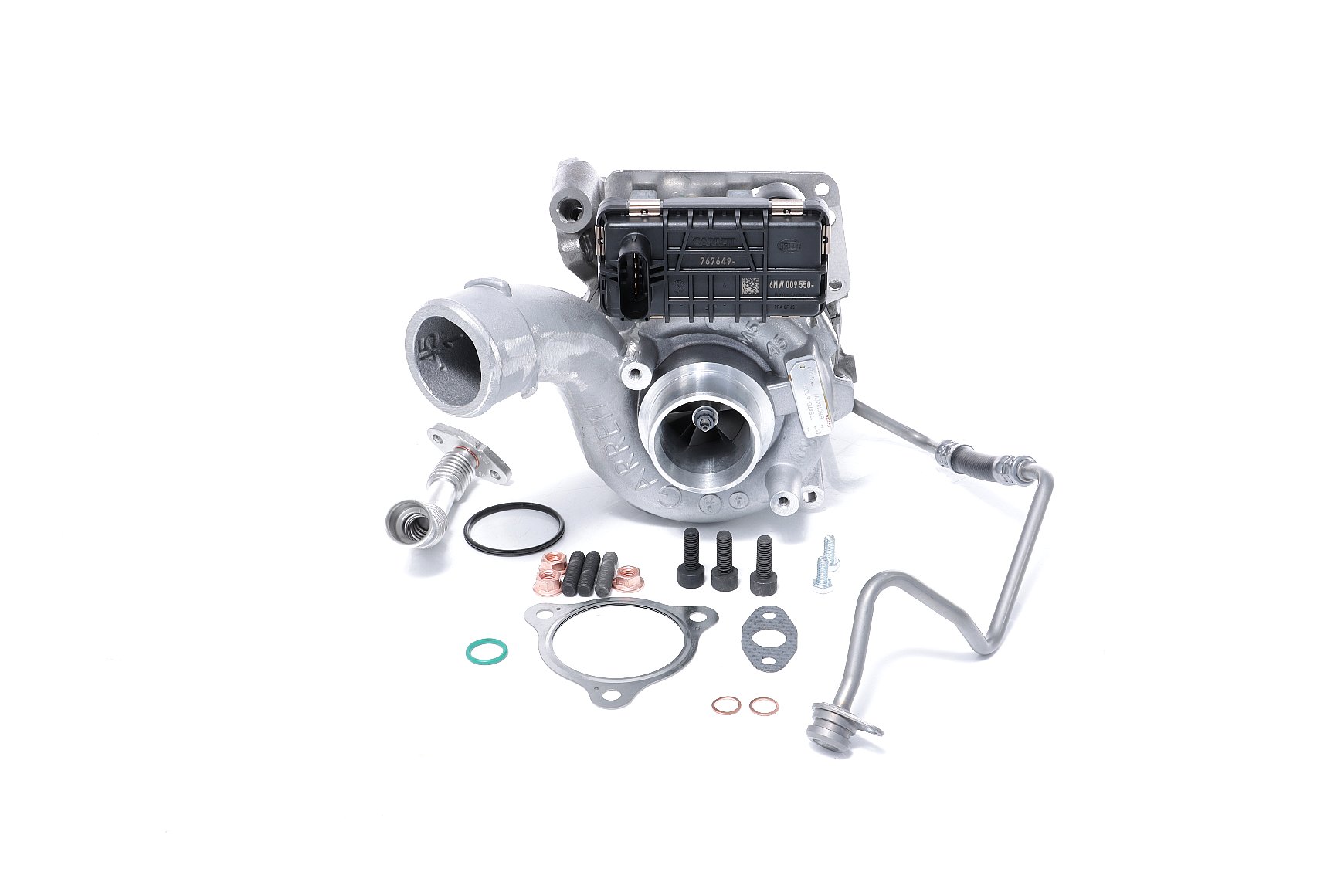 Kjøp T981413 BTS TURBO TURBO SERVICE SET ORIGINAL Eksosturbolader, med oljetilløpsledning, med oljeavløpsledning, med påbygnings/festemateriale Turbolader T981413 Ikke kostbar