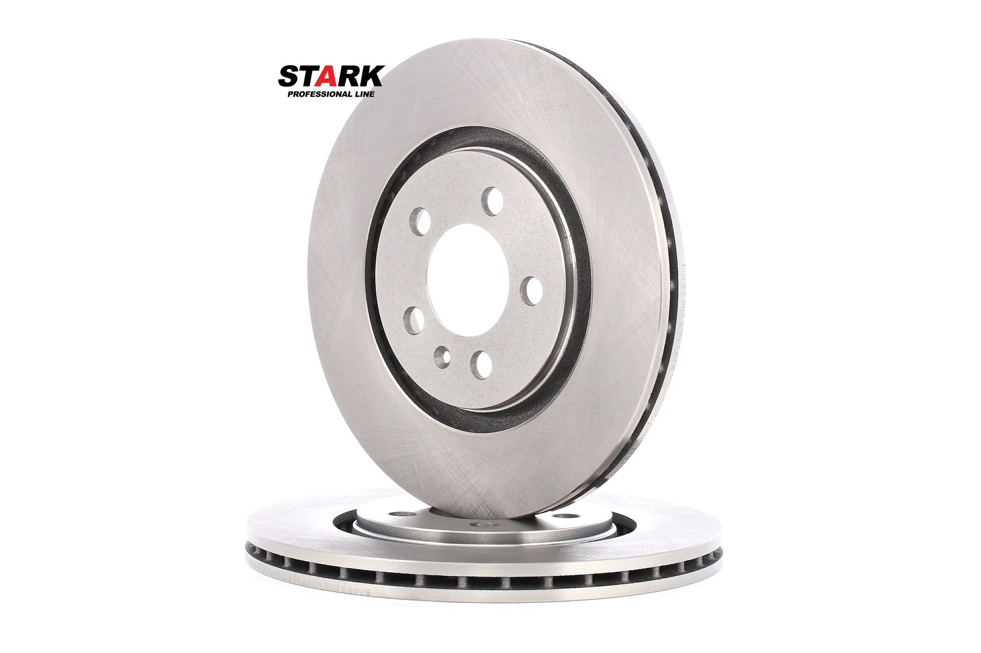 STARK SKBD-0022102 Brake disc Front Axle, 280,0x22,0mm, 5/6x100,0, 100, internally vented, Uncoated
