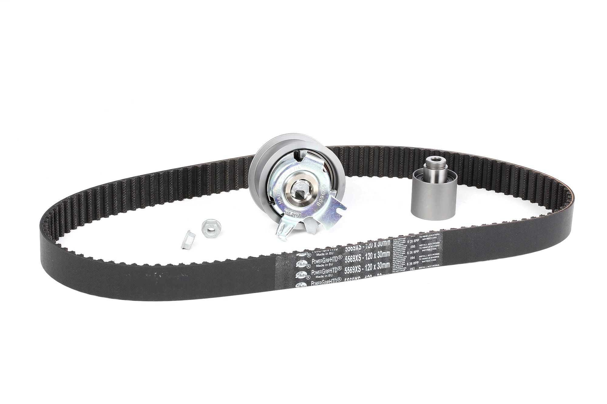 Car spare parts VW FOX 2015: Timing belt kit GATES K055569XS at a discount — buy now!