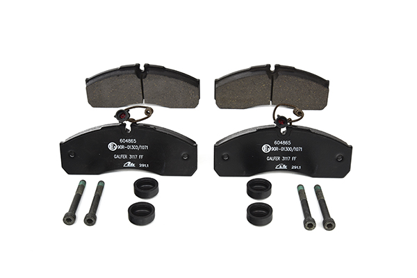 604865 ATE with integrated wear warning contact, with brake caliper screws, with accessories Height: 68,0mm, Width: 164,6mm, Thickness: 20,3mm Brake pads 13.0460-4865.2 buy