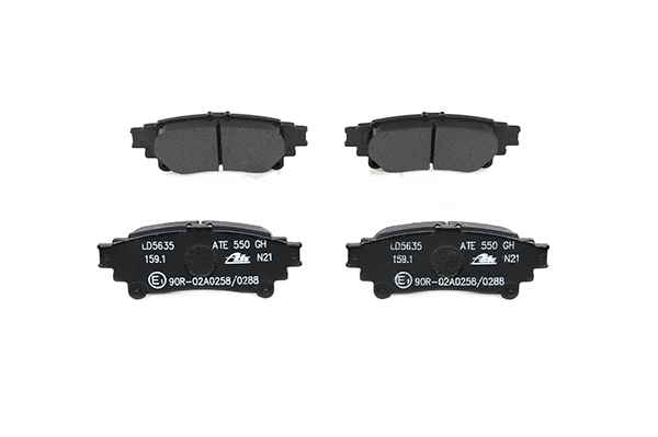 ATE Ceramic 13.0470-5635.2 Brake pad set without integrated wear warning contact