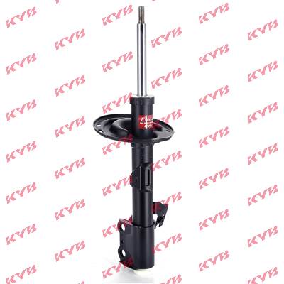 339282 KYB Shock absorbers LEXUS Front Axle Left, Gas Pressure, Twin-Tube, Suspension Strut, Damper with Rebound Spring, Top pin