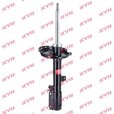334384 KYB Shock absorbers LEXUS Rear Axle Right, Gas Pressure, Twin-Tube, Suspension Strut, Top pin