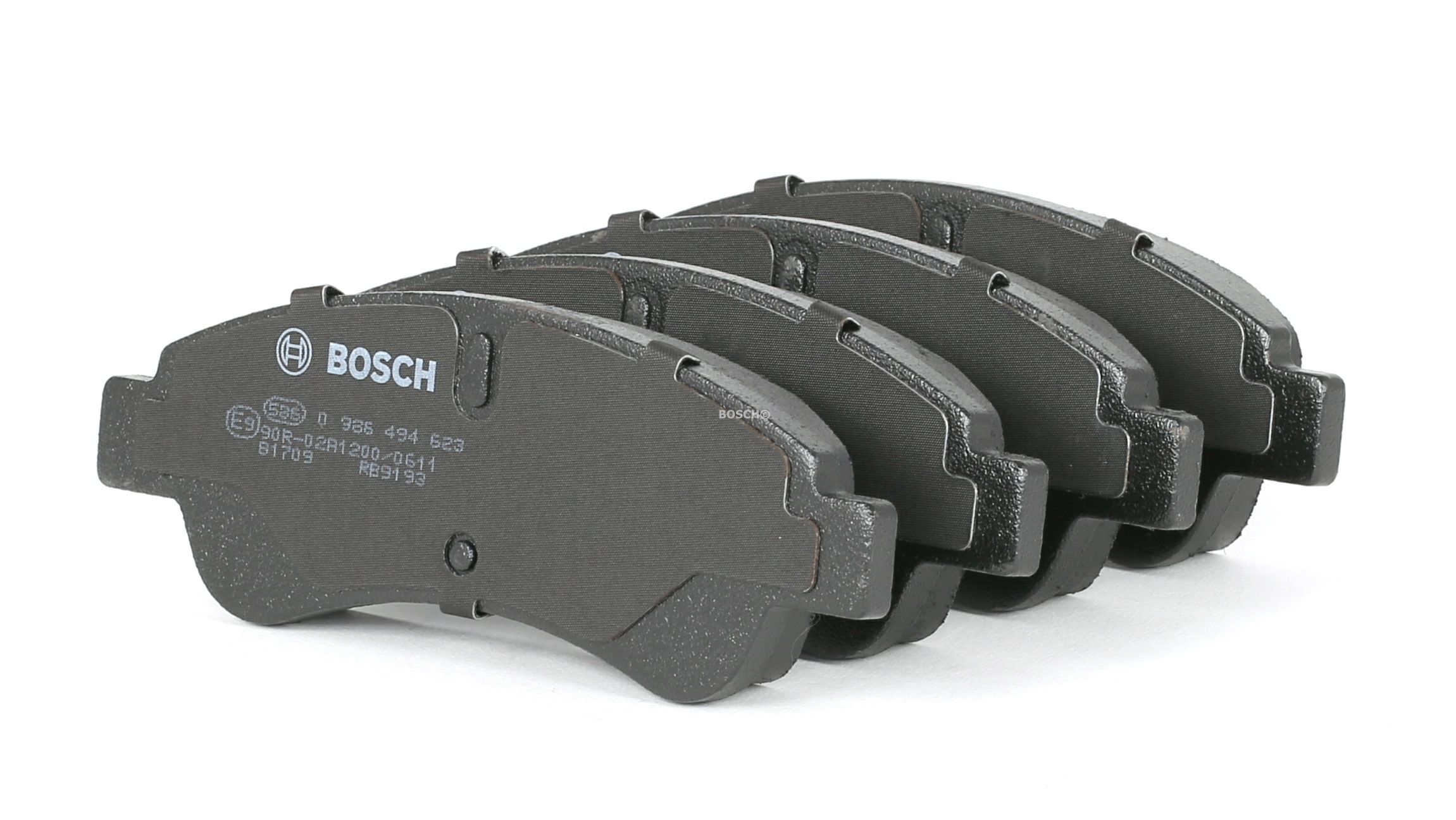Bosch BP237 Jeu de 4 plaquettes de frein 