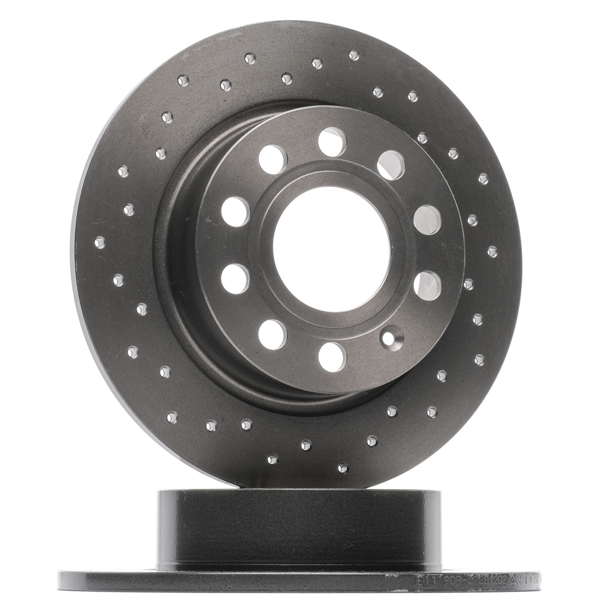 BREMBO XTRA LINE 253x10mm, 5, solid, Perforated, Coated Ø: 253mm, Num. of holes: 5, Brake Disc Thickness: 10mm Brake rotor 08.9502.1X buy