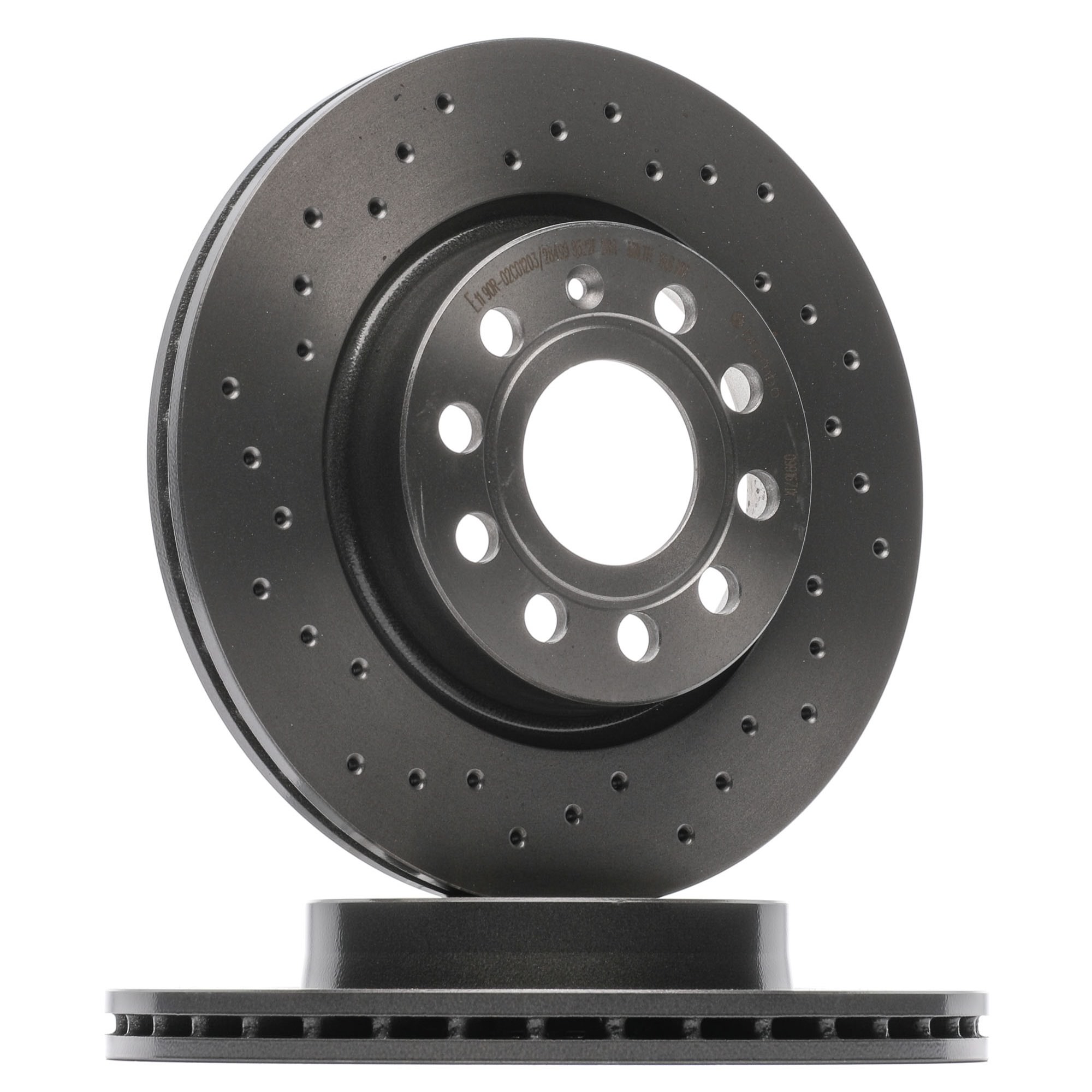 BREMBO XTRA LINE 09.9167.1X Brake disc 280x22mm, 5, perforated/vented, Coated, High-carbon