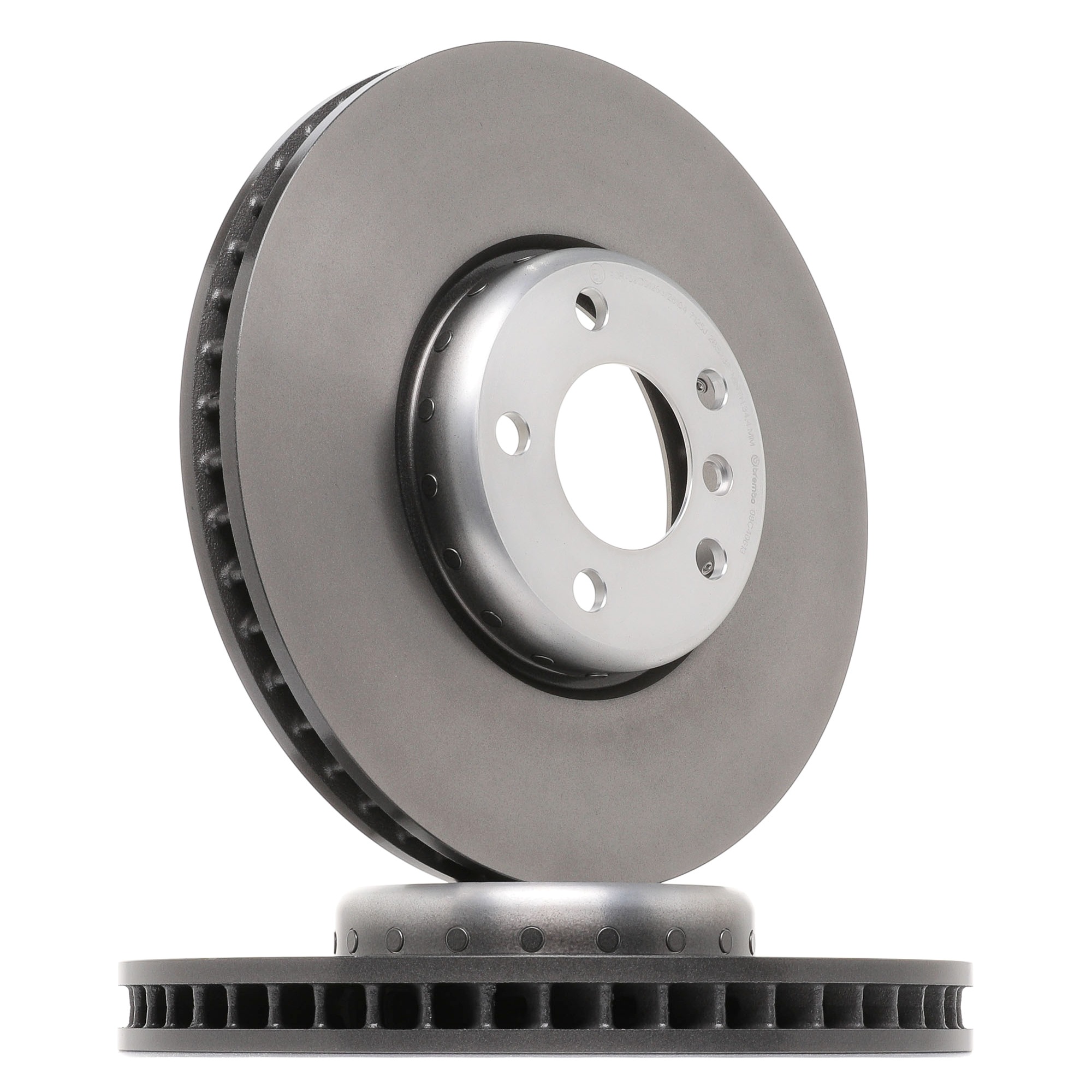 BREMBO Prime 09.C406.13 Disque de frein Essieu avant droit, 348x36mm, 5, ventilé de l'intérieur, disque de frein à deux pièces, Pot de disque de frein en aluminium