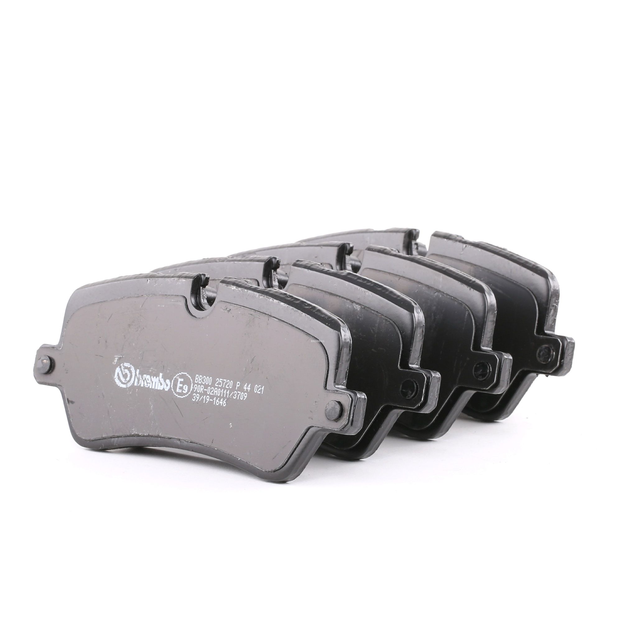 BREMBO P 44 021 Brake pad set prepared for wear indicator, with accessories