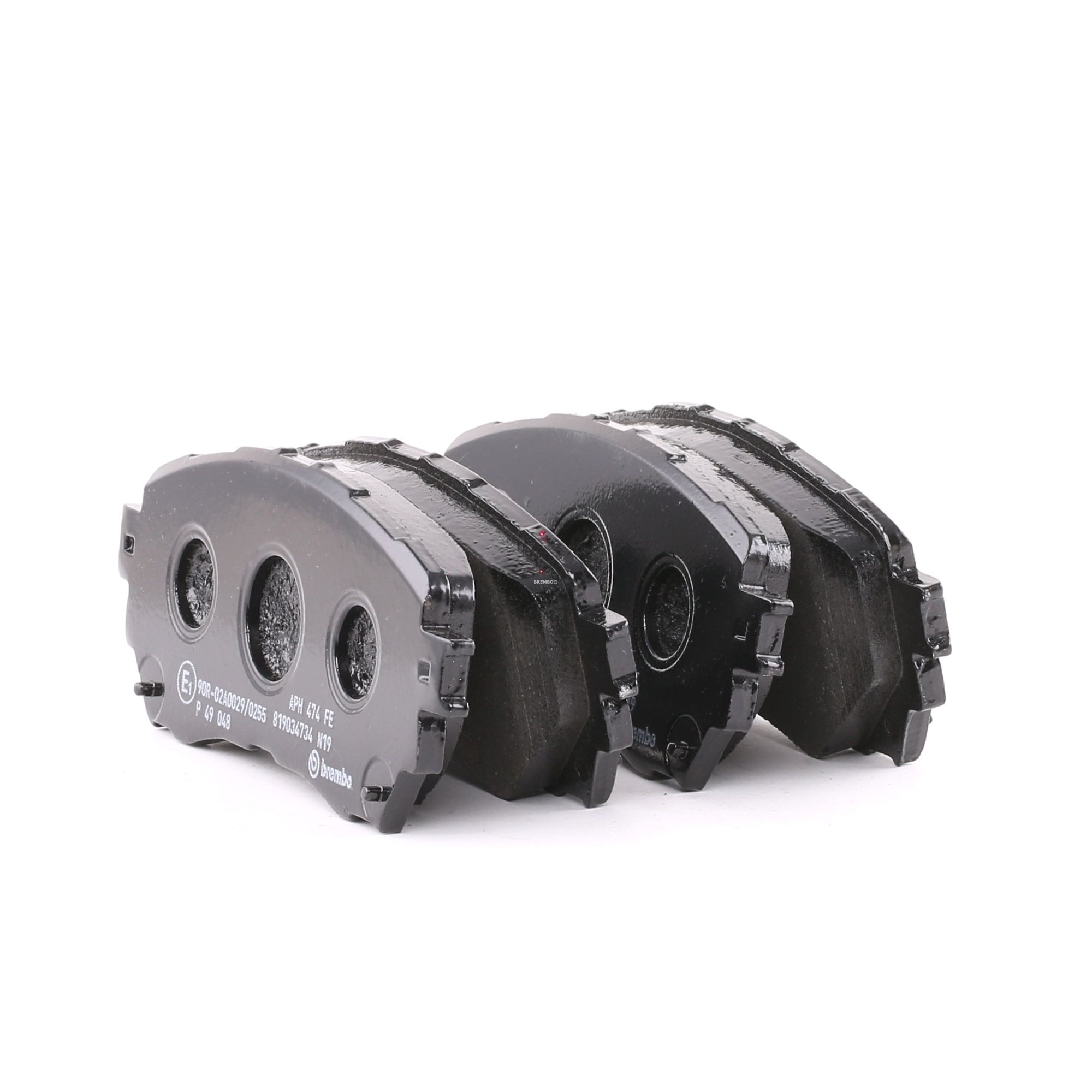 Brembo P 49 031 - Pastiglie Freno Posteriori Per Auto, Kit Con Indicatori Usura, Larghezza 102.1 Mm