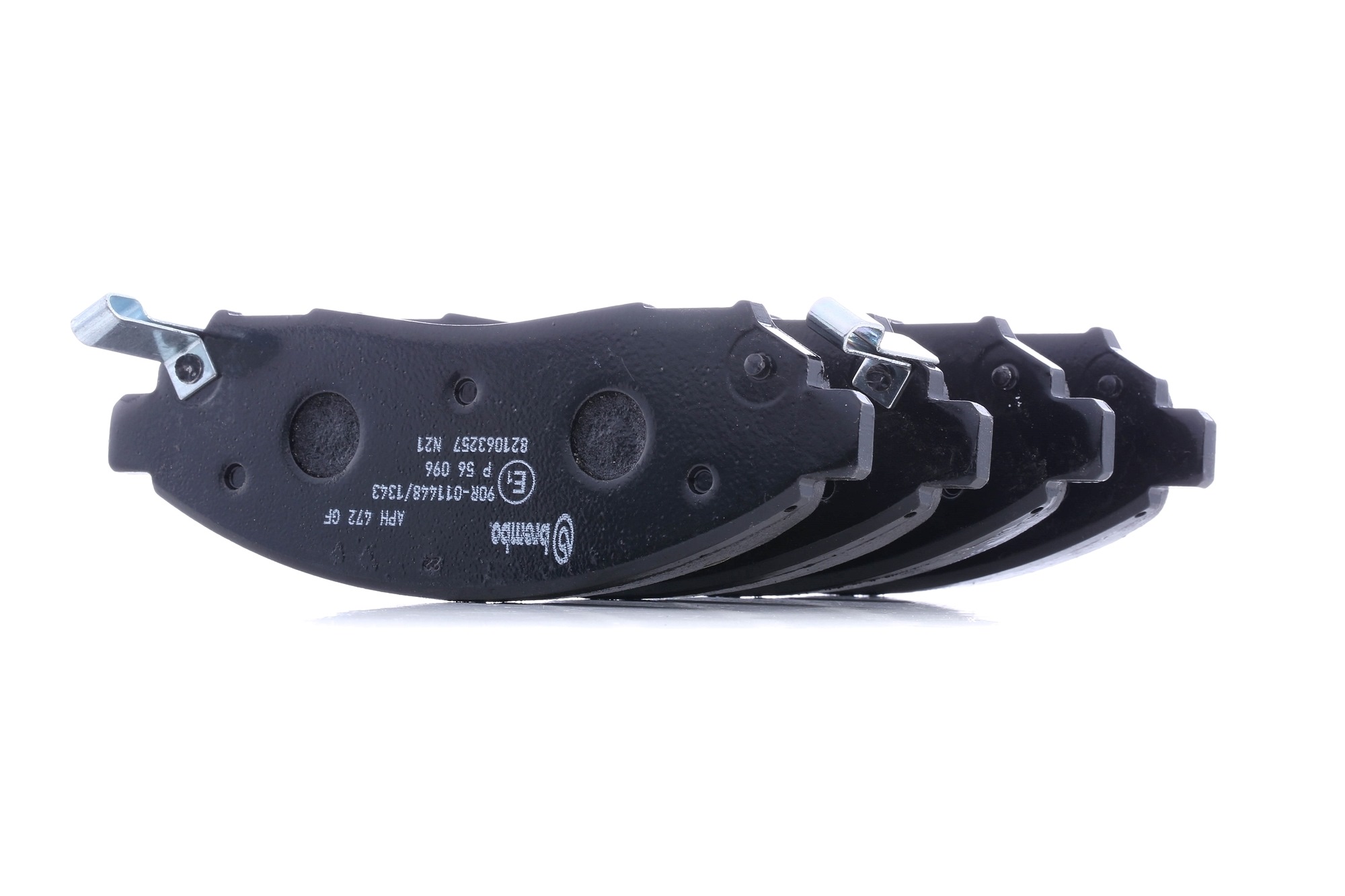 Brembo P 56 048 - Pastiglie Freno Posteriori - Conforme ECE-R90 - Larghezza 76.5 Mm