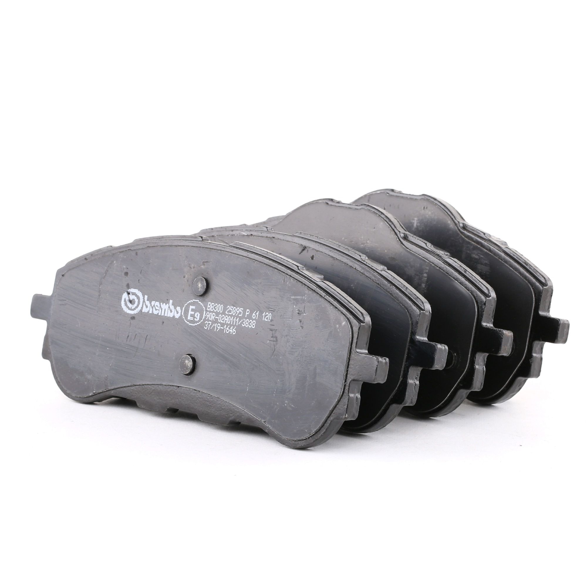 BREMBO P 61 120 Brake pad set excl. wear warning contact, with brake caliper screws, with accessories