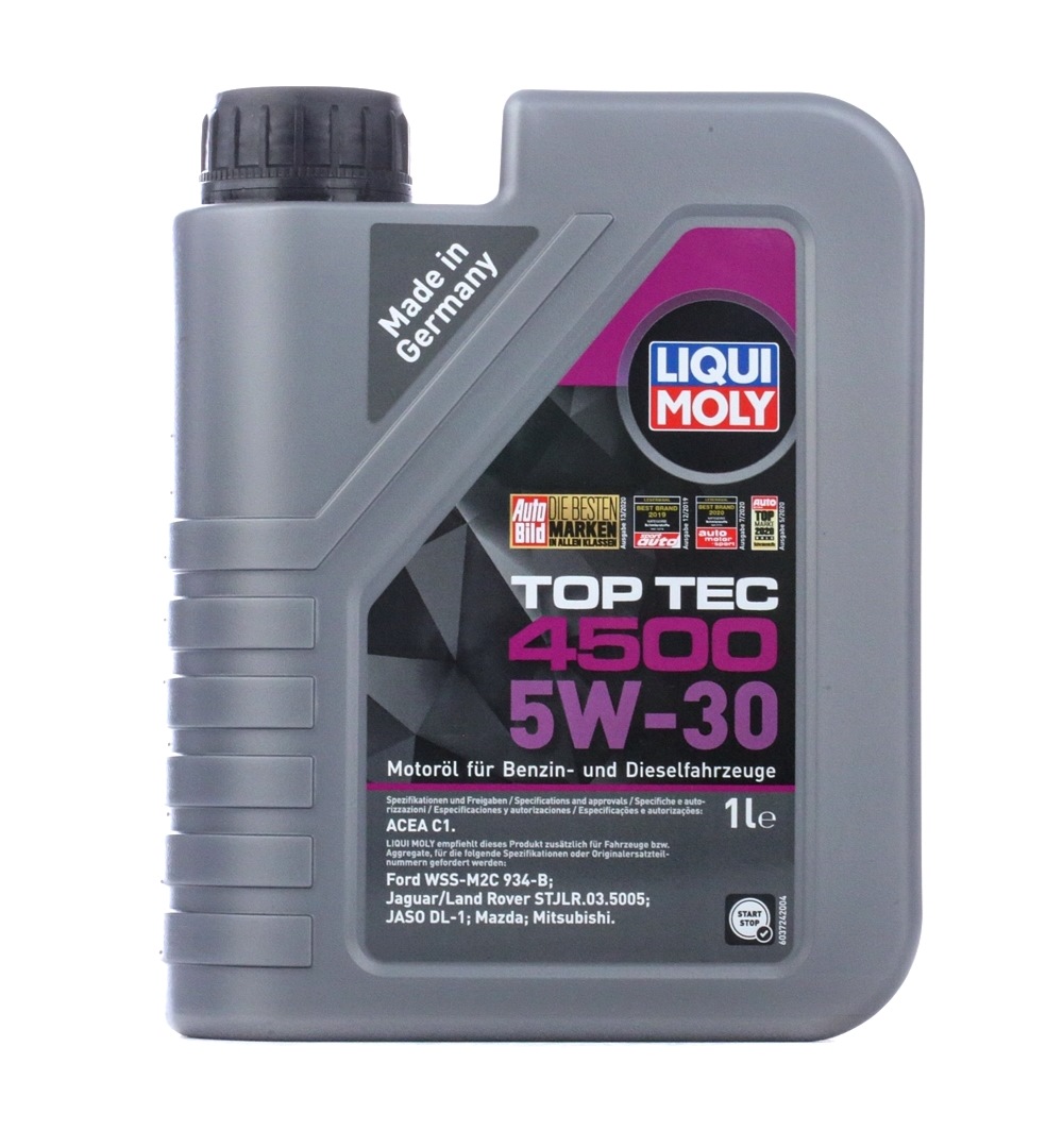 LIQUI MOLY Top Tec, 4500 2317 Engine oil 5W-30, 1l, Synthetic Oil