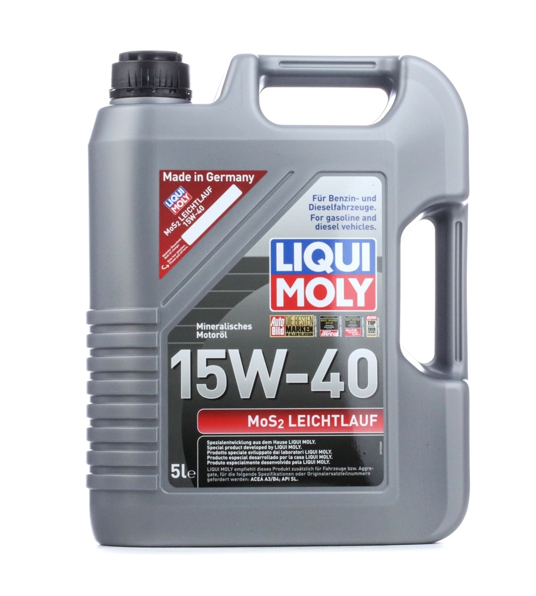 MoS2Leichtlauf15W40 LIQUI MOLY МoS2, Low-Friction 15W-40, 5l, Mineralöl Motoröl 2571 günstig
