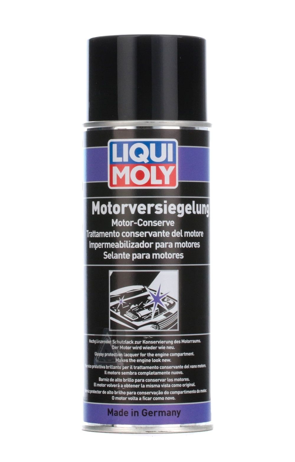 LIQUI MOLY 3327 High temperature engine paint Tin, Capacity: 400ml