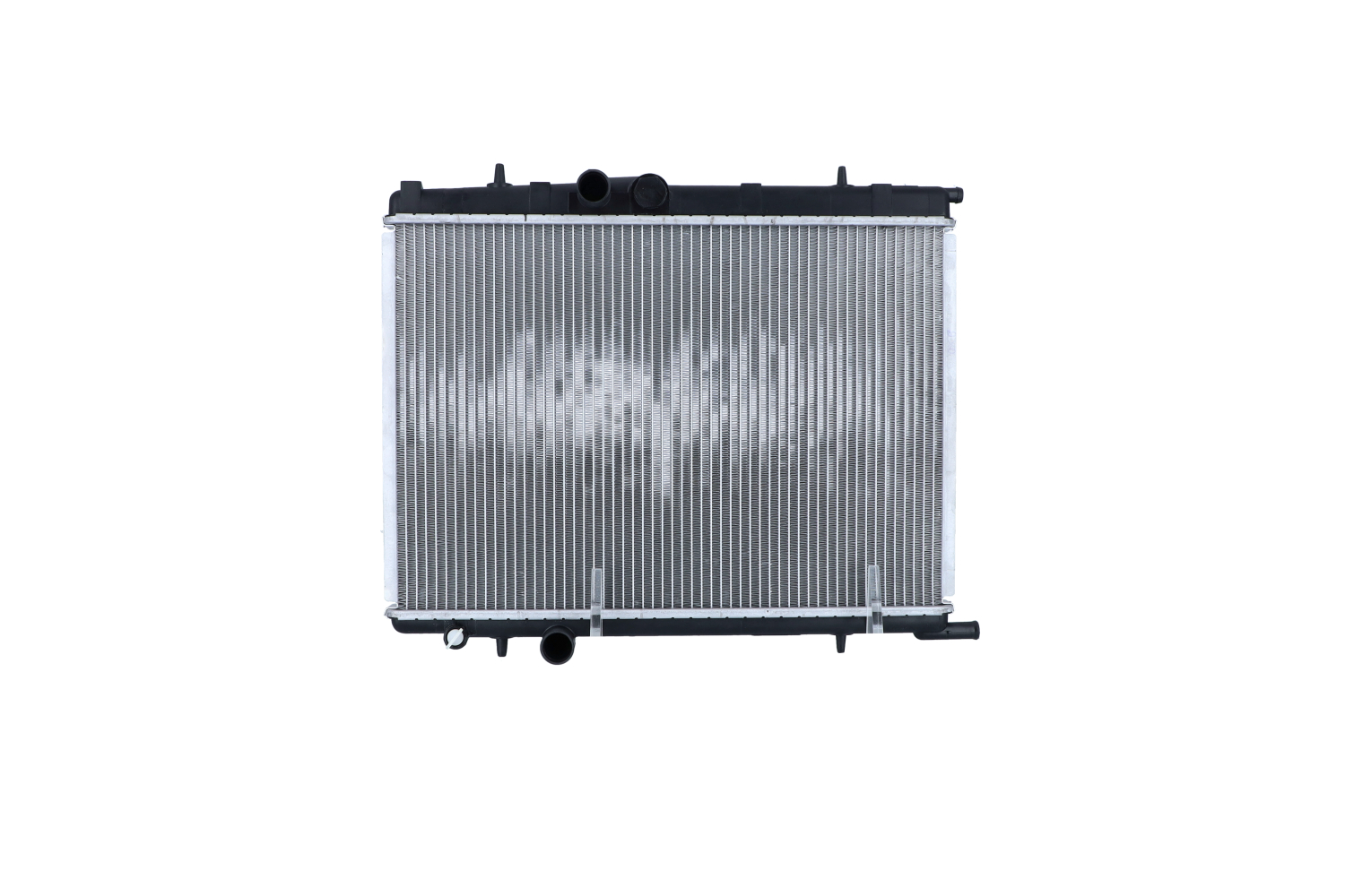 NRF 56021 Engine radiator Aluminium, 555 x 380 x 29 mm, with mounting parts, Brazed cooling fins